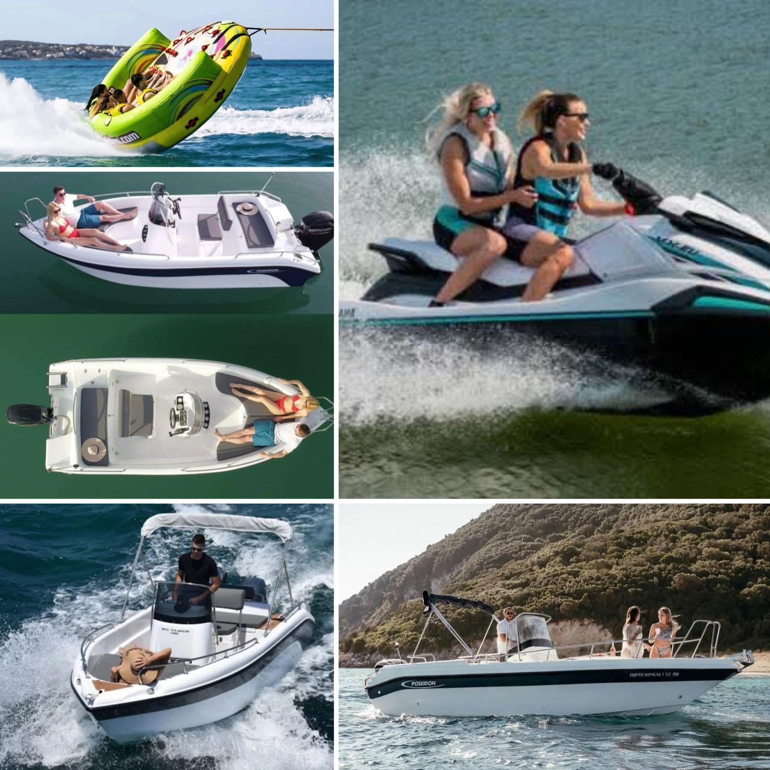 RENT A BOAT & JET SKI AQUA STAR Agia Pelagia Beach Crete Facebook ad: RENT A BOAT-JET SKI CRETE