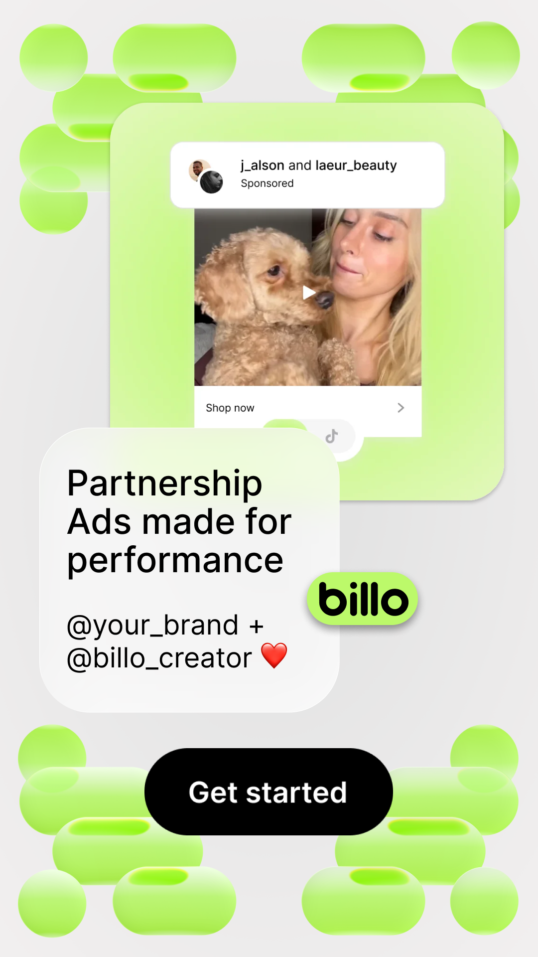 Billo Facebook ad