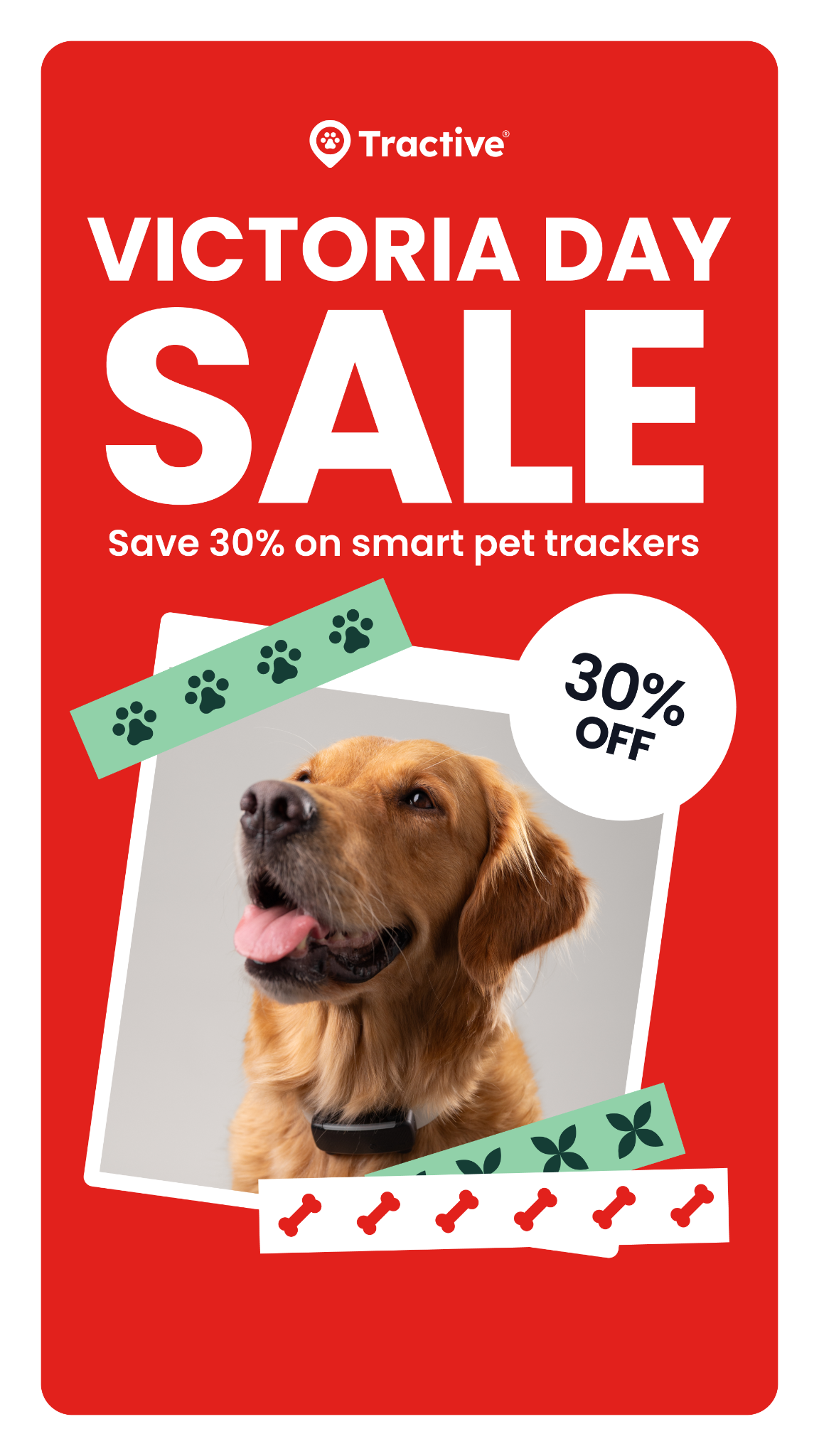 Tractive Facebook ad