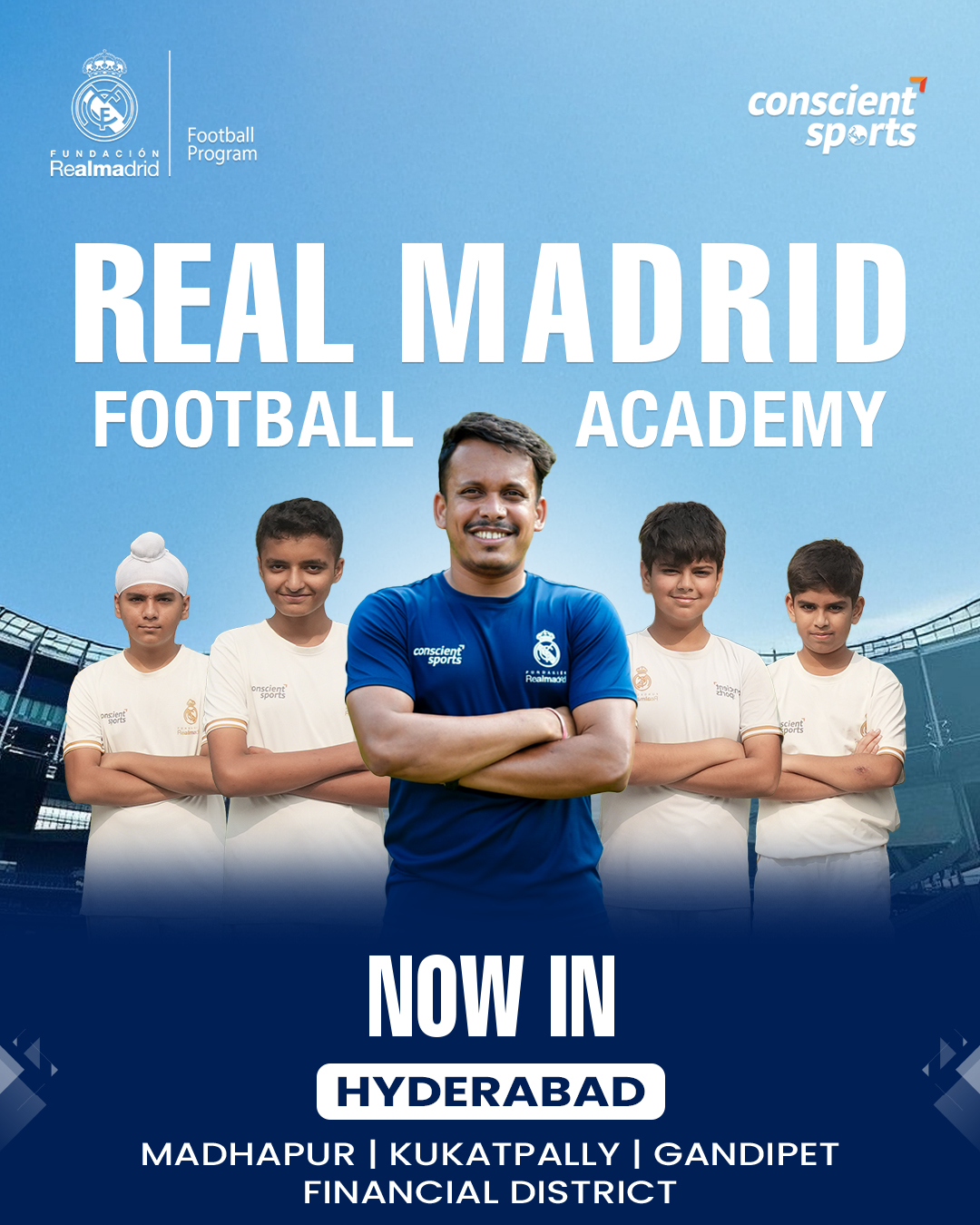 RMF India - Partner Conscient Sports Facebook ad
