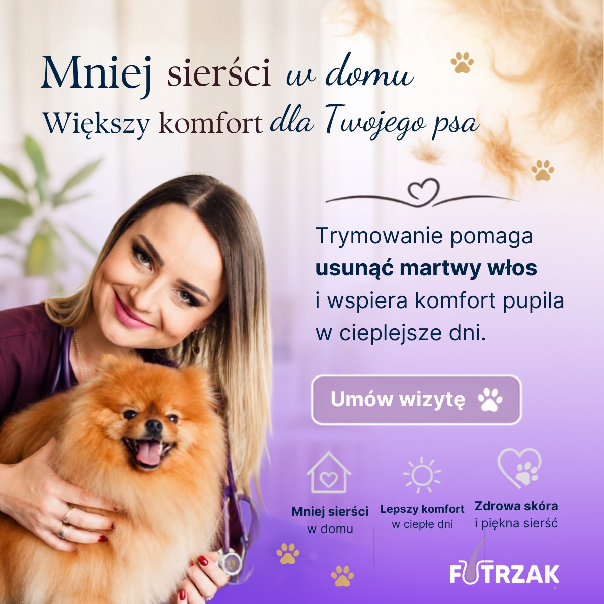 Szkolenia i grooming Futrzak Facebook ad: Dermatologia Weterynaryjna Futrzak lek.wet. Katarzyna…