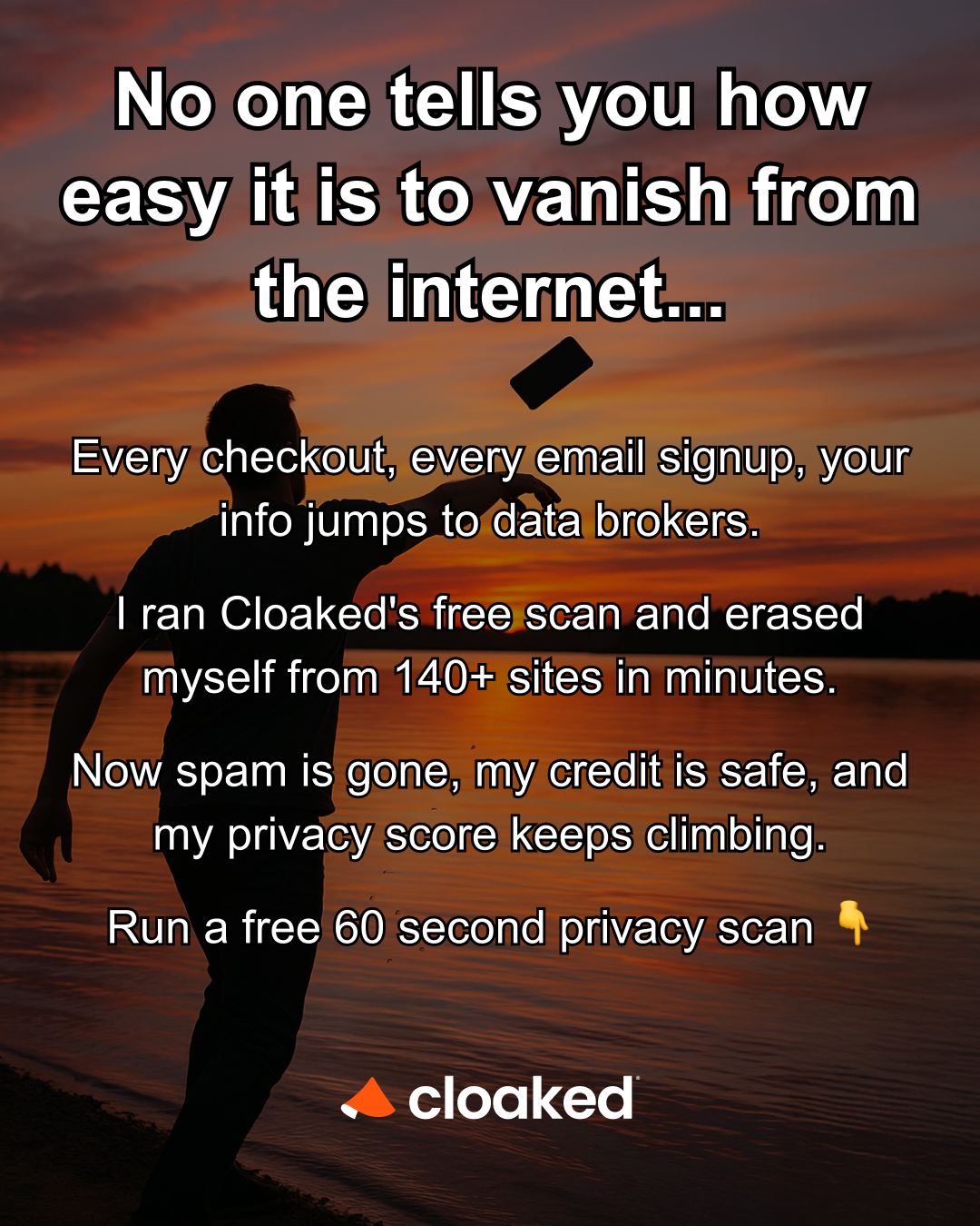 Cloaked Inc. Facebook ad