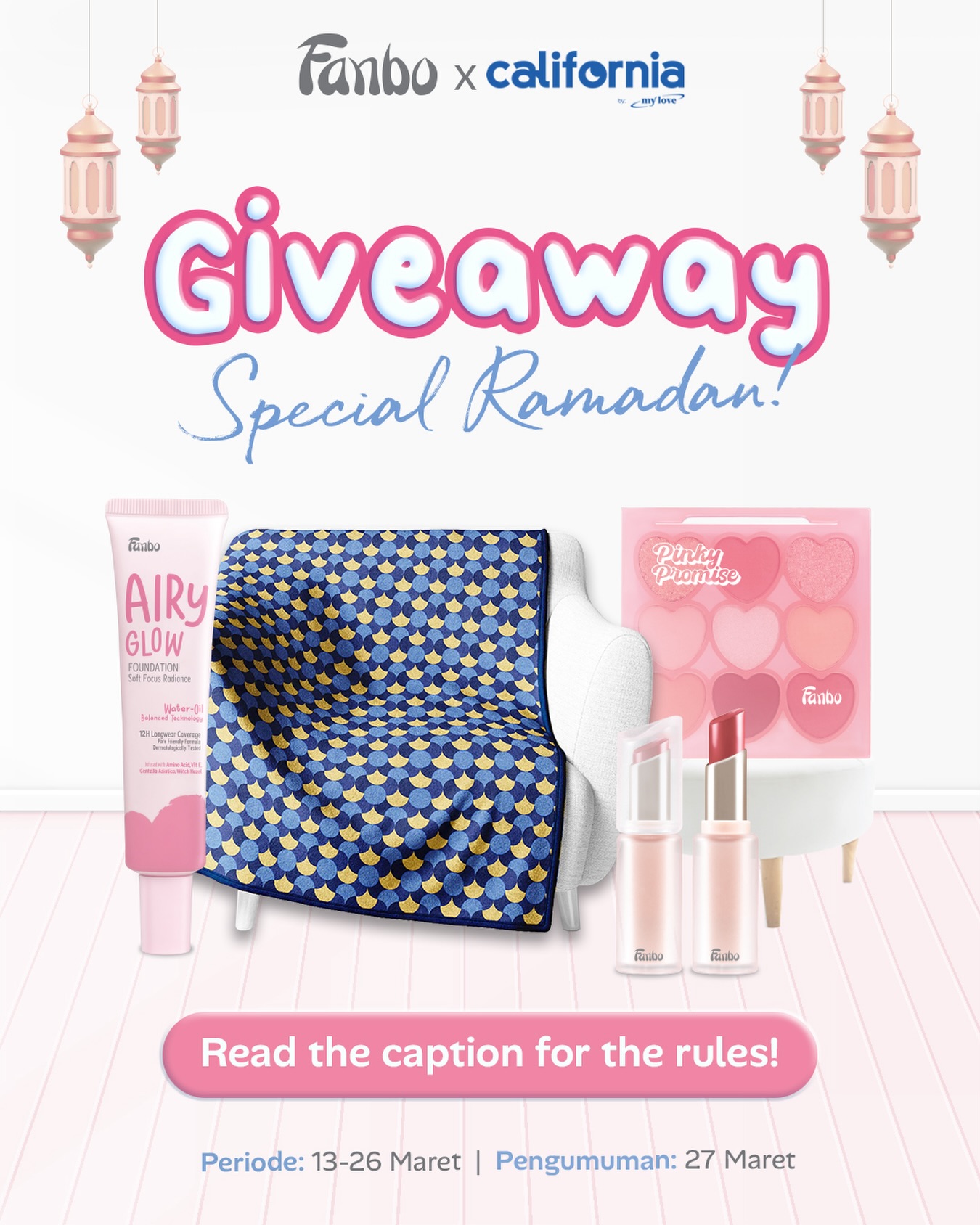 Fanbo Facebook ad: GIVEAWAY SPECIAL RAMADAN