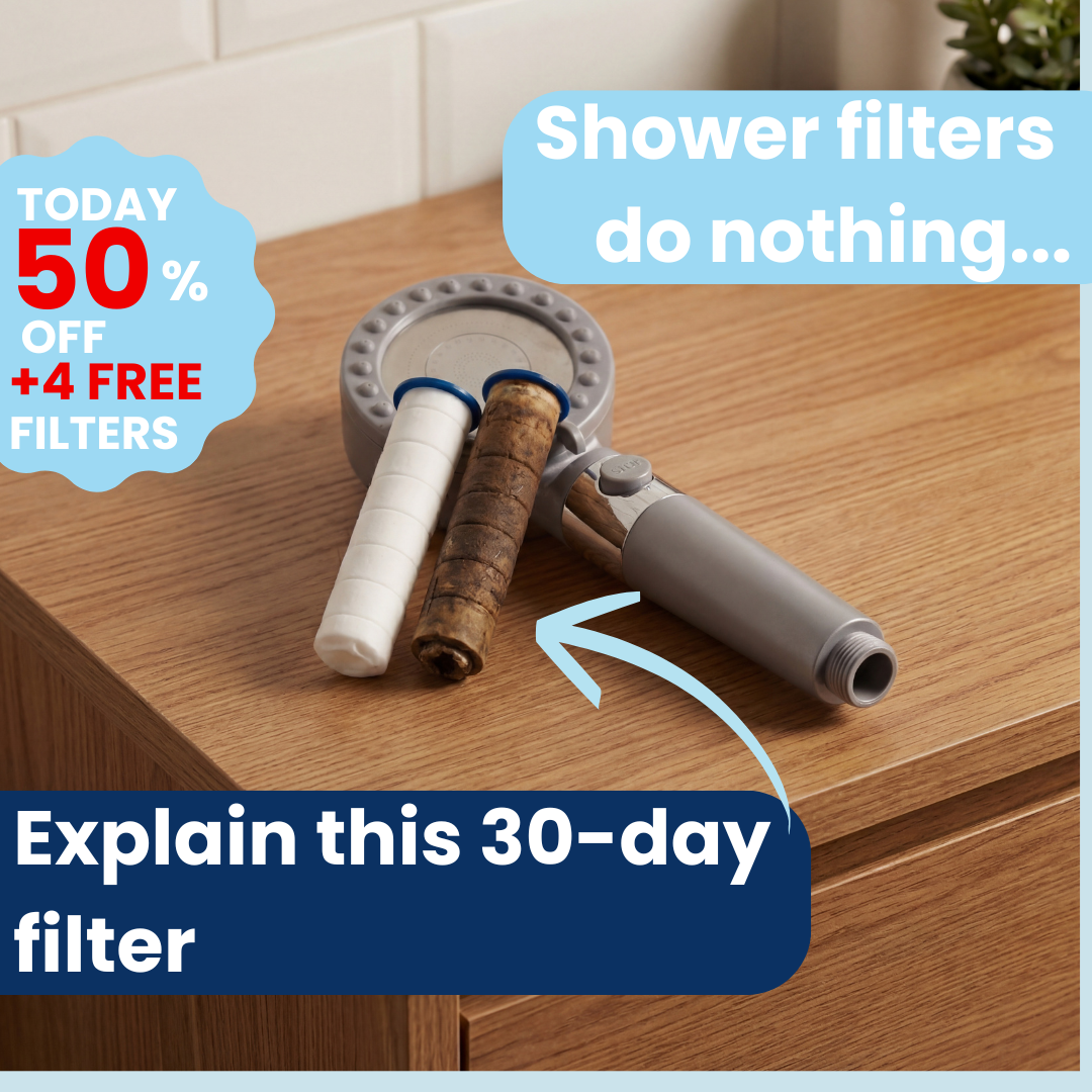 Aqua-Vira Facebook ad: The #1 Filtered Showerhead