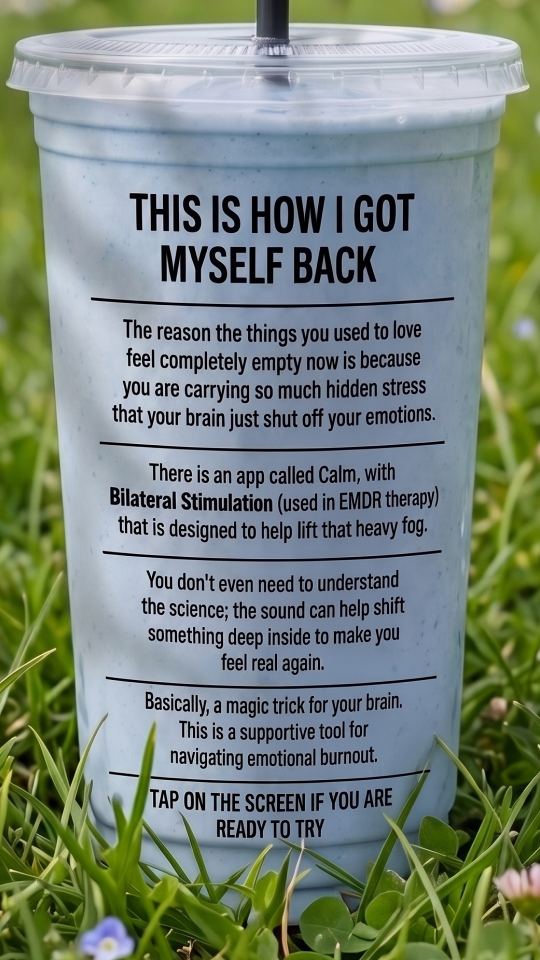 Calm Facebook ad