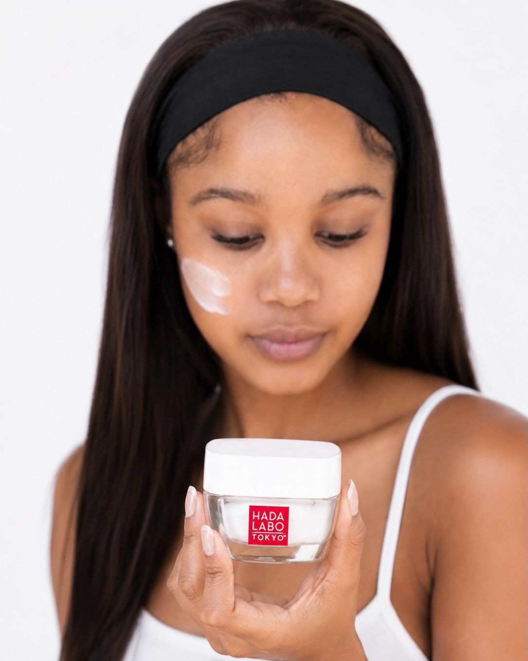 Hada Labo South Africa Facebook ad: Trying the @hadalabosouthafrica Glow Range for the first…