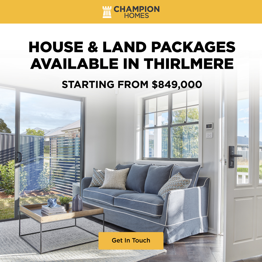 Champion Homes Australia Facebook ad: House & Land Packages In Thirlmere, From $849,000