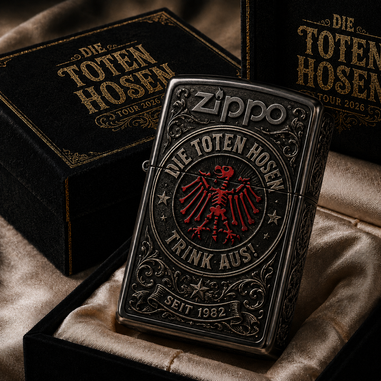 Music Fans Love Facebook ad: Premium Die Toten Hosen Tour 2026 Zippo Lighter V2 DTZL381