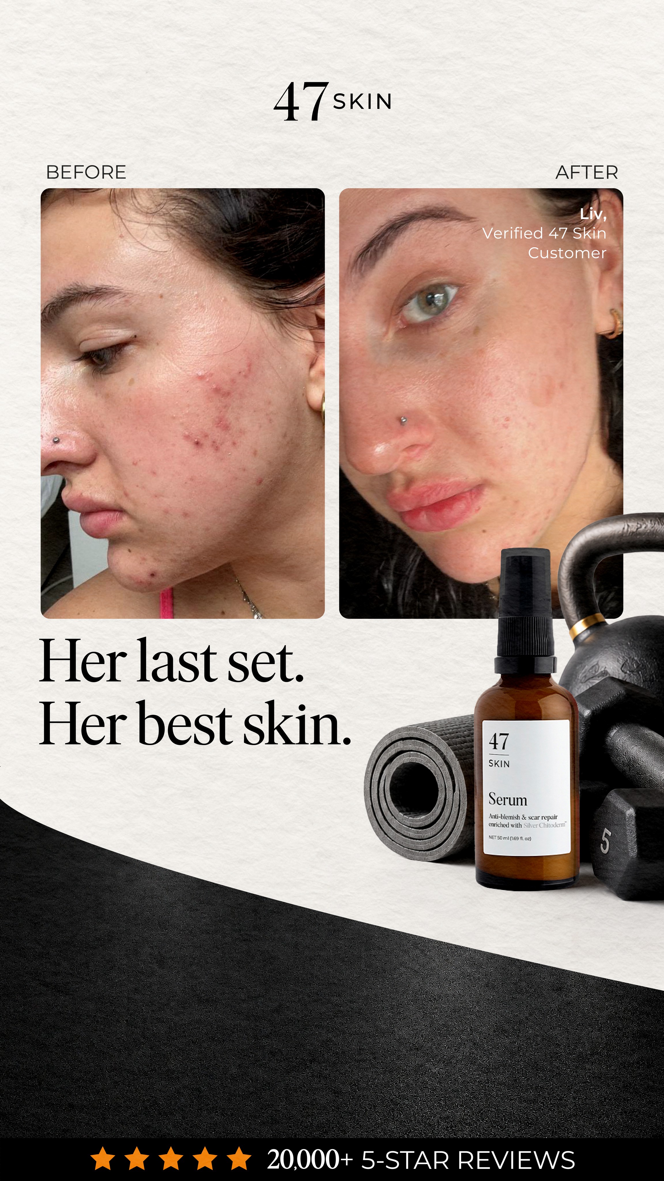 47Skin Facebook ad