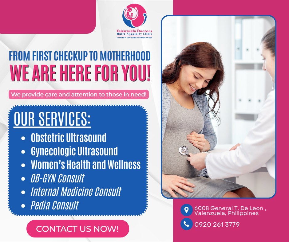 Valenzuela Doctors - OBGYN Ultrasound & Medical Clinic Facebook ad: Book Appointment!