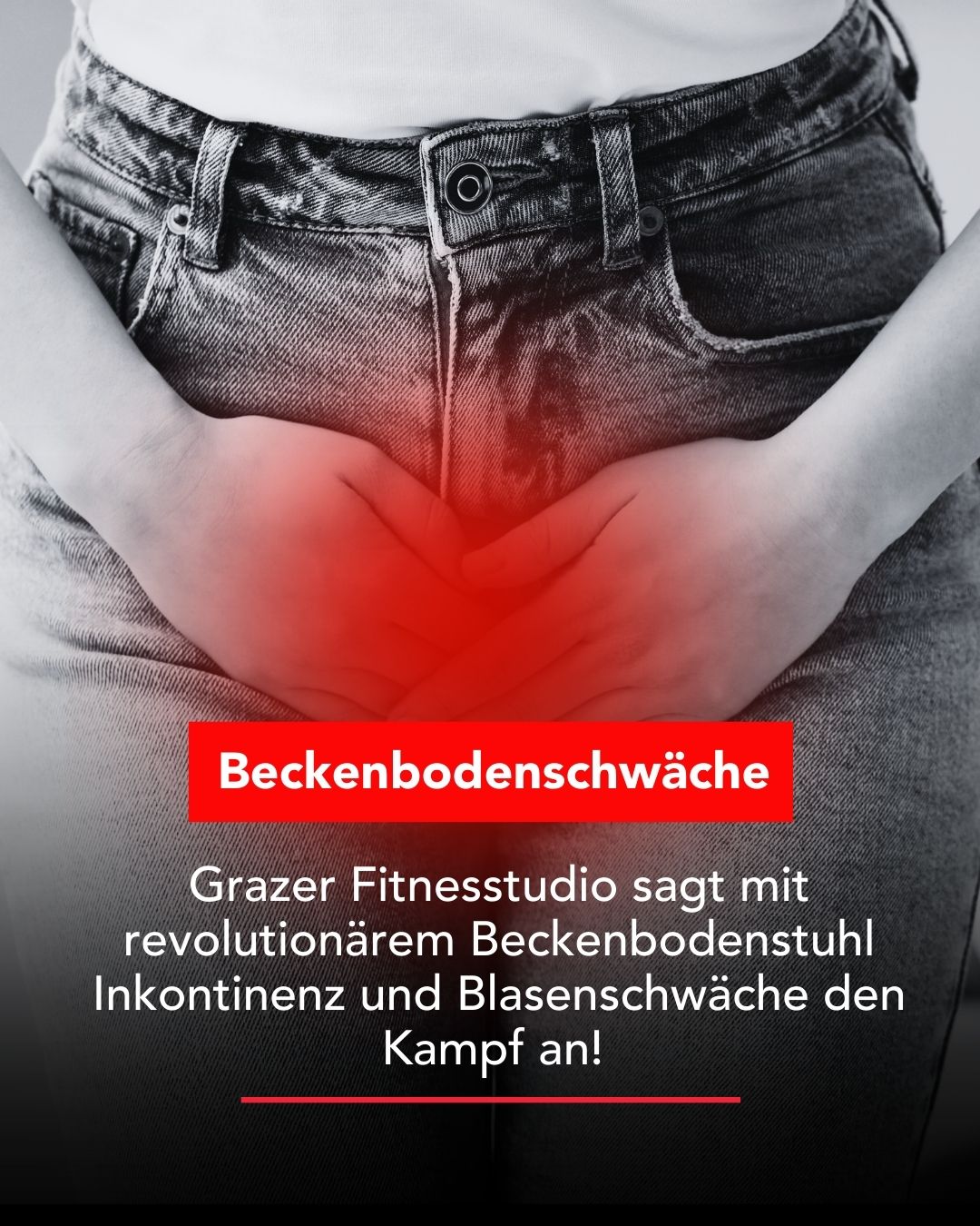 Beckenboden Behandlung Facebook ad