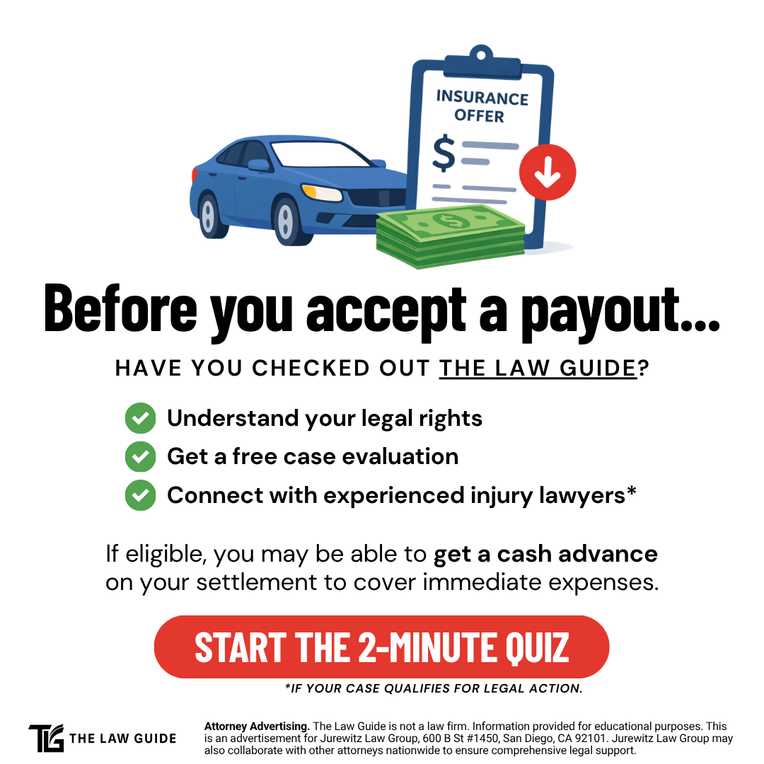 The Law Guide Facebook ad: Check Your Eligibility