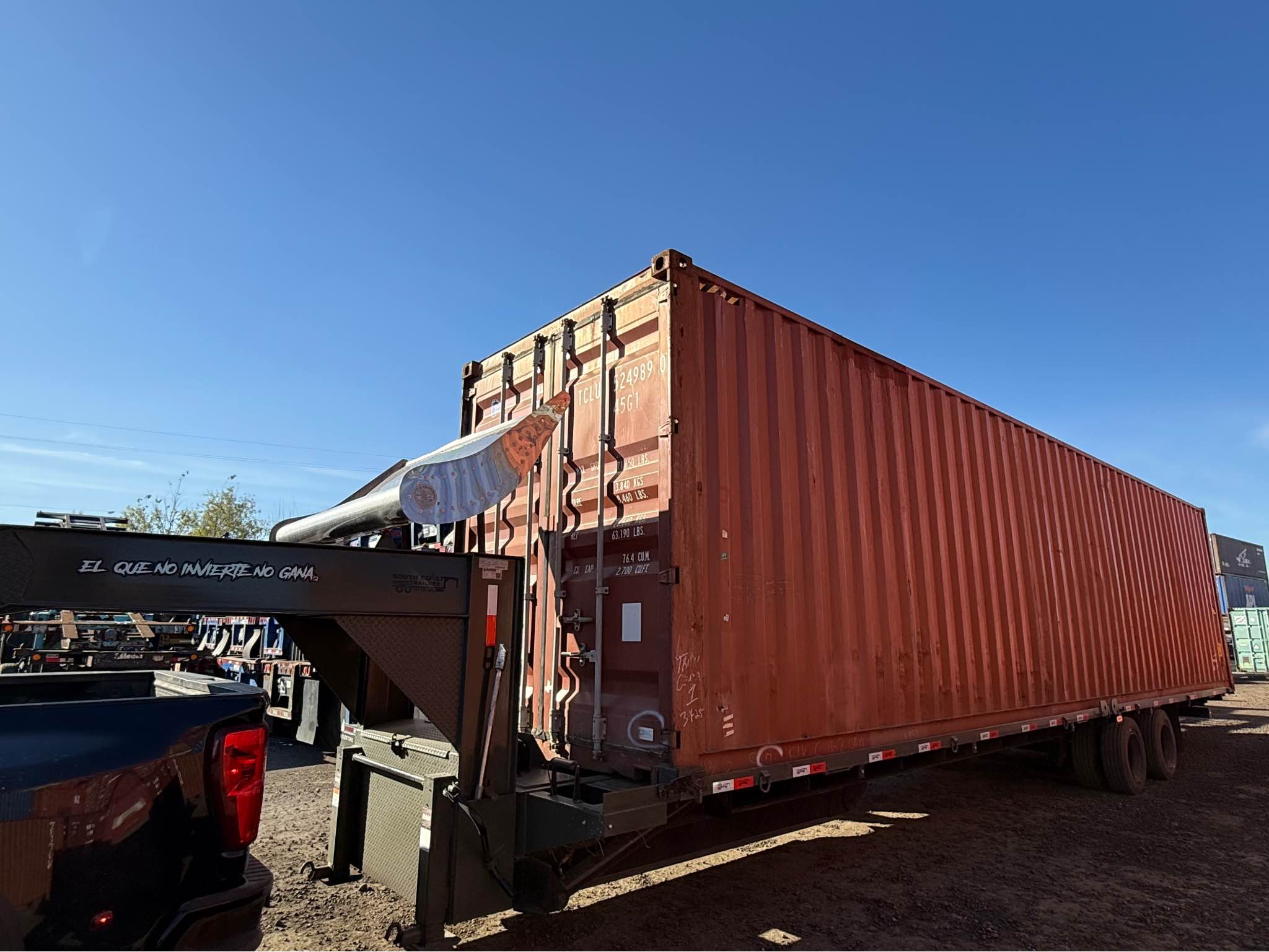 Ram Alvarez Facebook ad: USED SHIPPING CONTAINERS