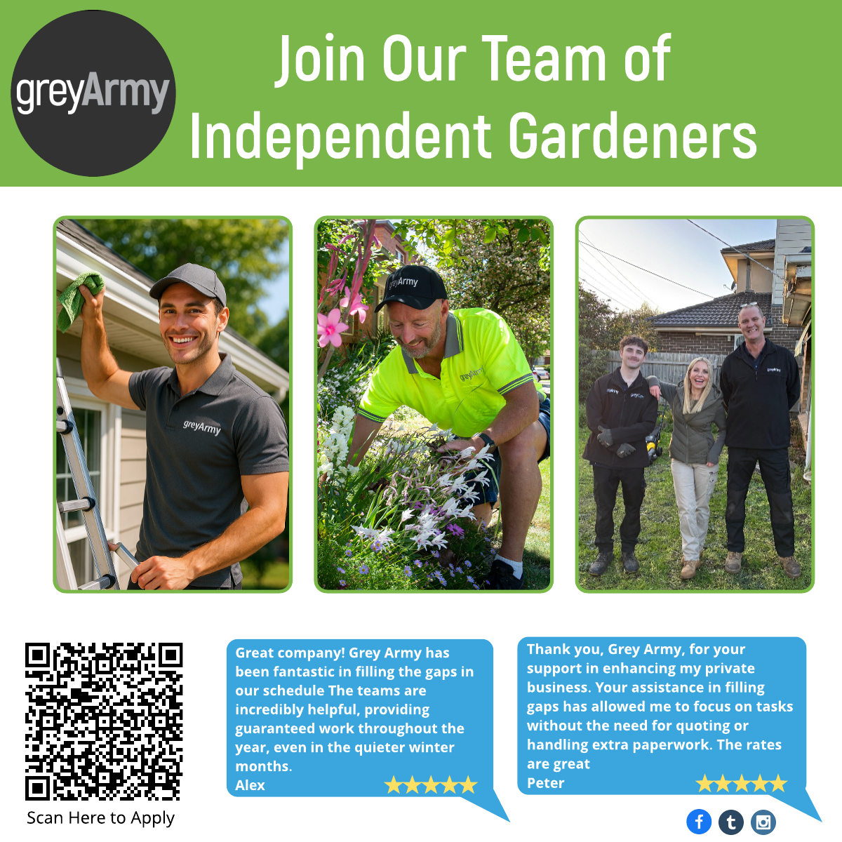 Grey Army Home & Property Maintenance Facebook ad