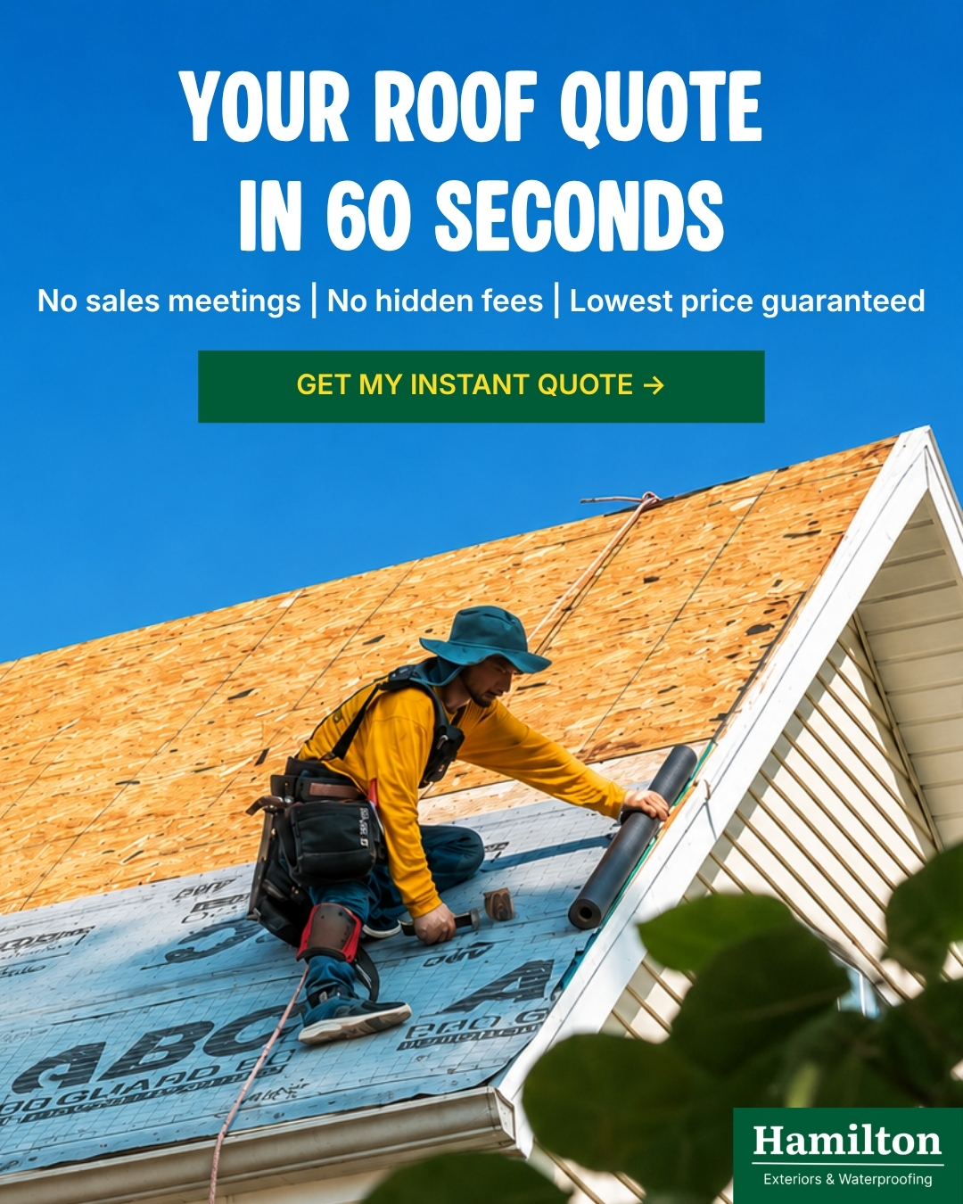 Hamilton Exteriors Facebook ad