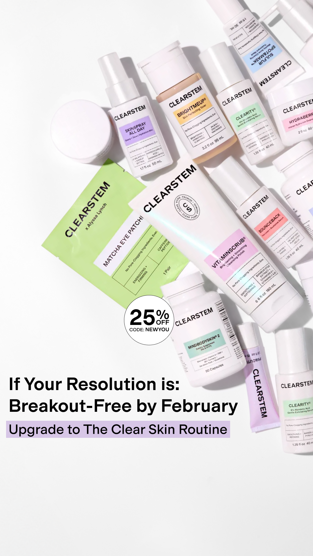 CLEARSTEM Skincare Facebook ad