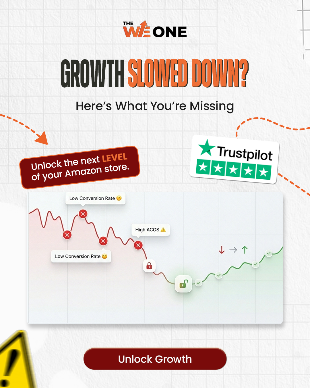 THE WE ONE Facebook ad: Unlock Growth Now!