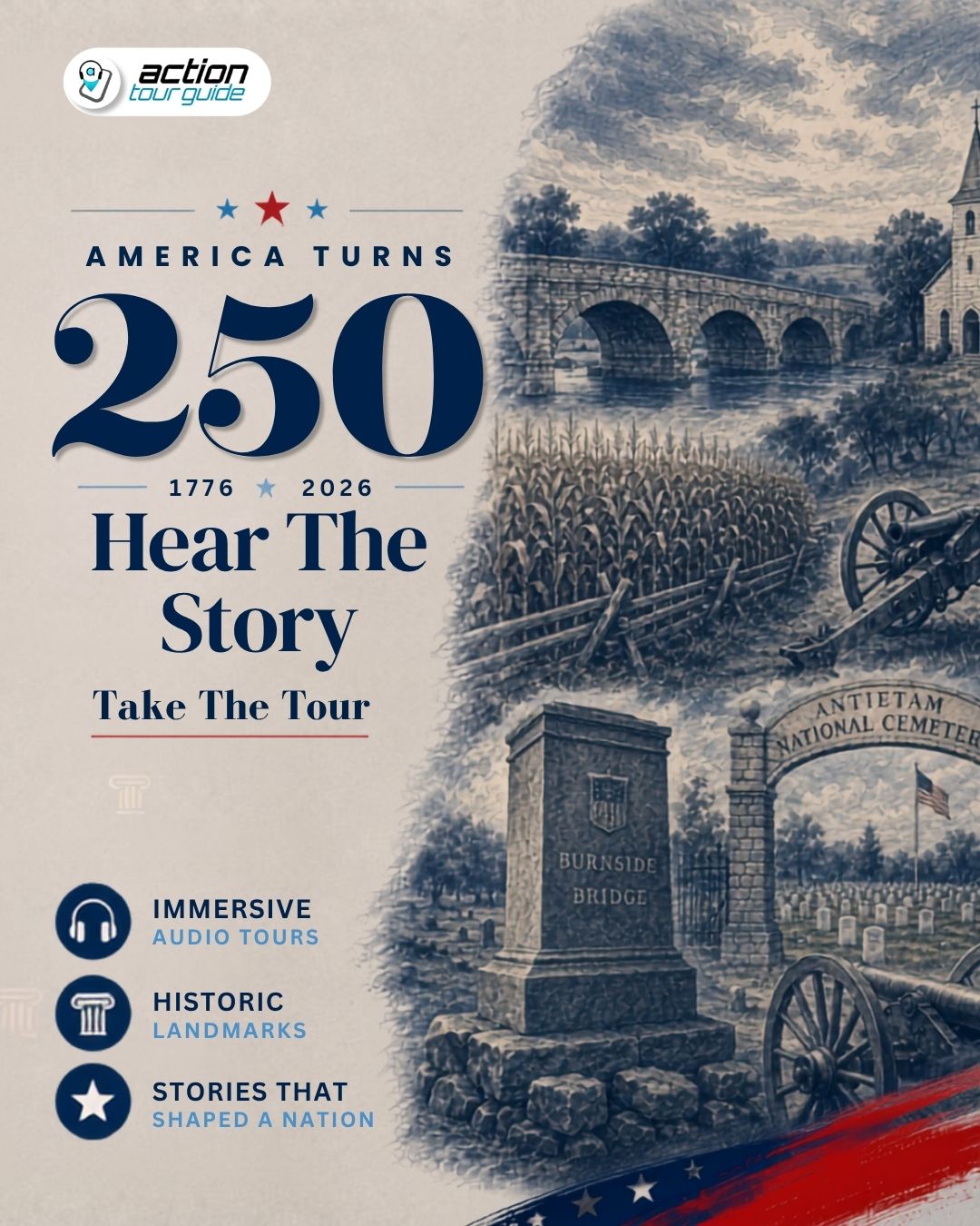 Action Tour Guide Facebook ad