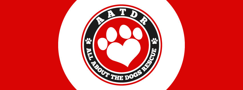 All About the Dogs Rescue Facebook ad: AATDR is approved as a 501(c)(3) public charity.