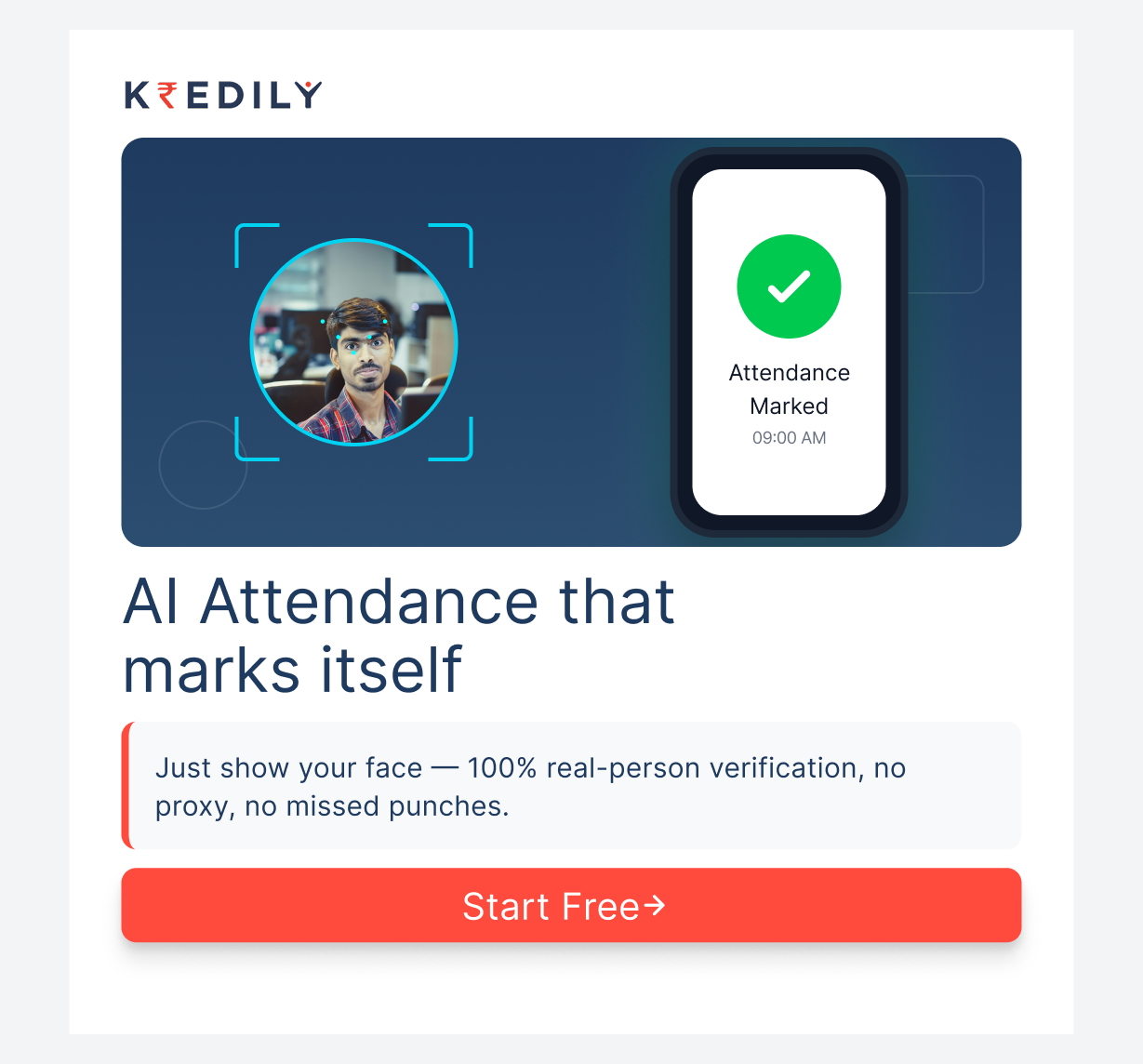 Kredily Facebook ad