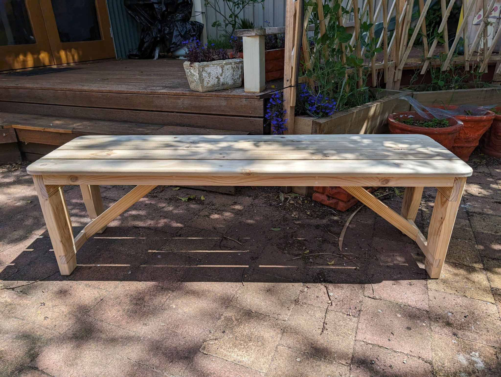 Gaynor Holman Facebook ad: Wooden Benches (3 types)