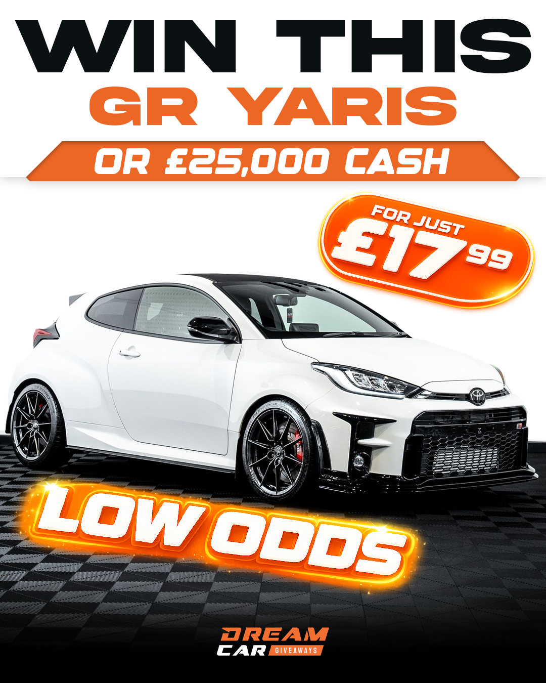 Dream Car Giveaways Facebook ad