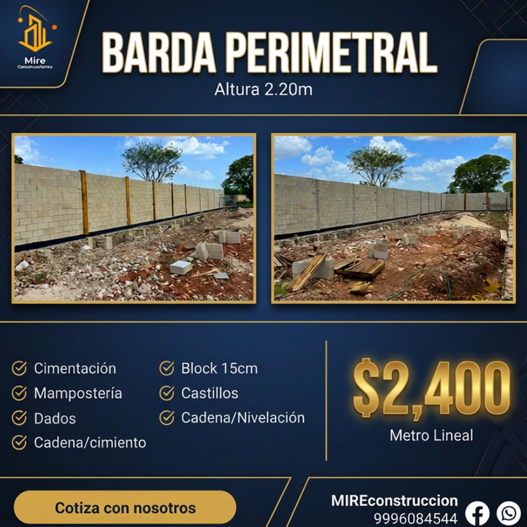 MIREconstruccion Facebook ad: Cotización Personalizada