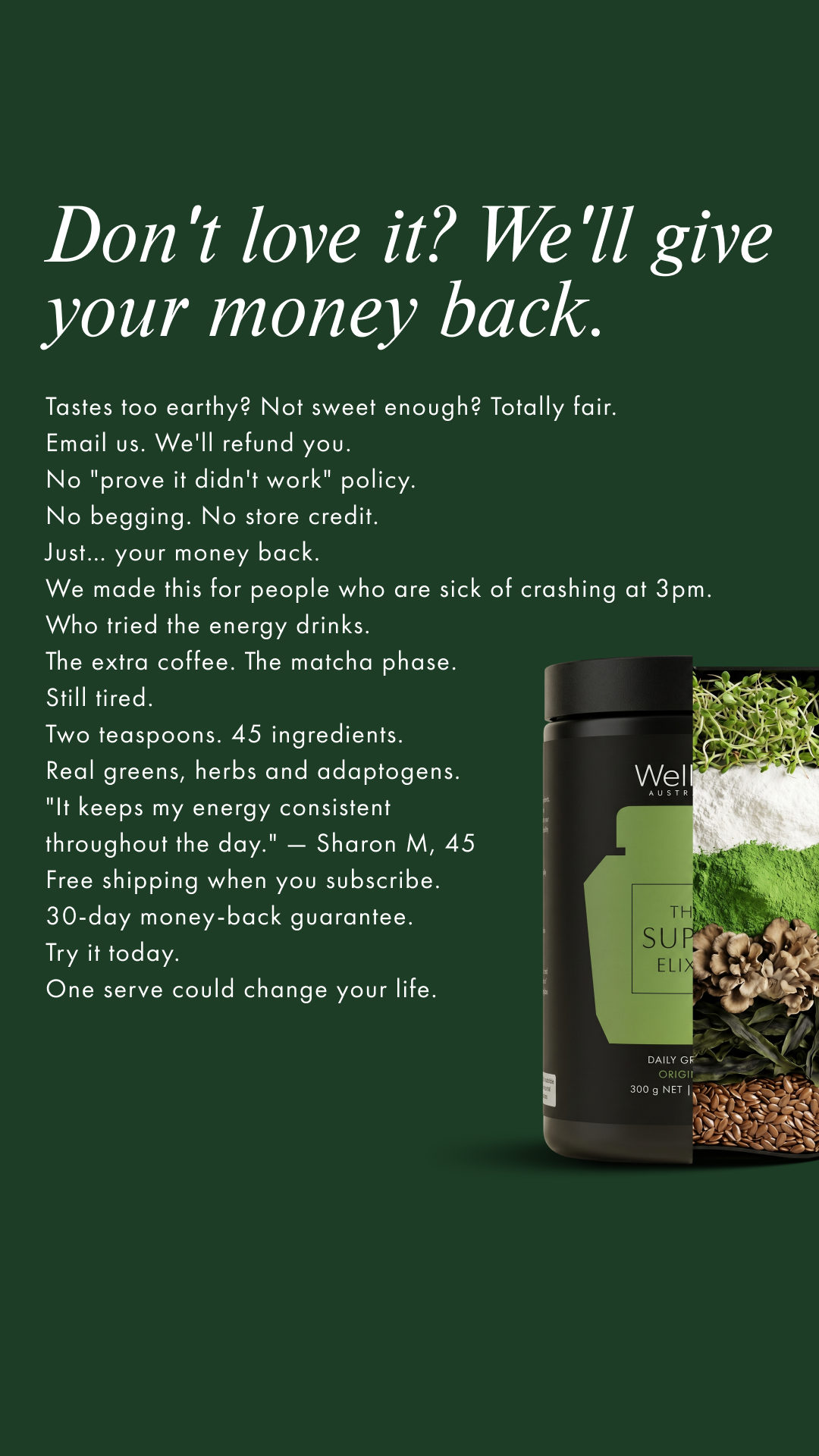 WelleCo Facebook ad