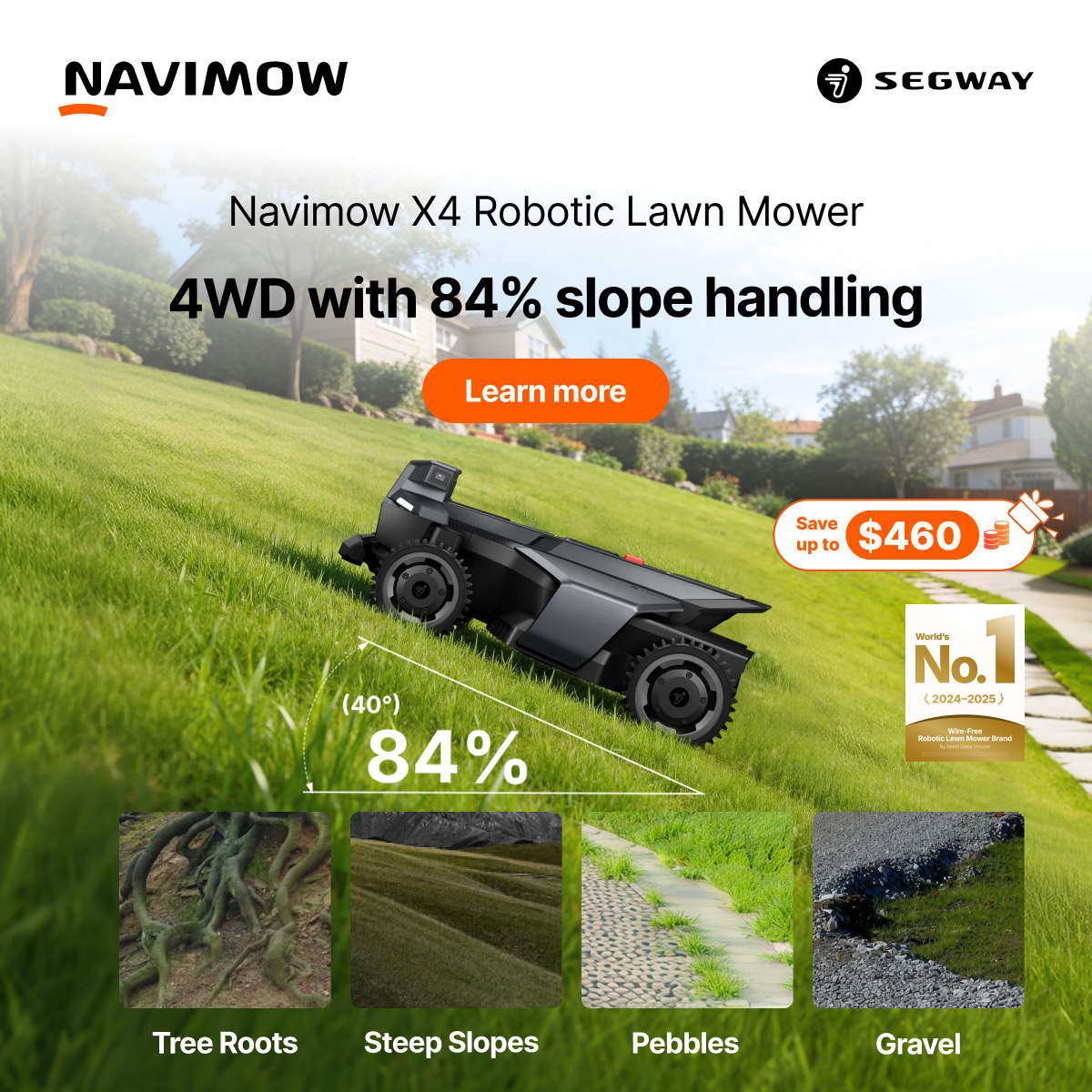 Segway Navimow Facebook ad from Jun 27, 2026