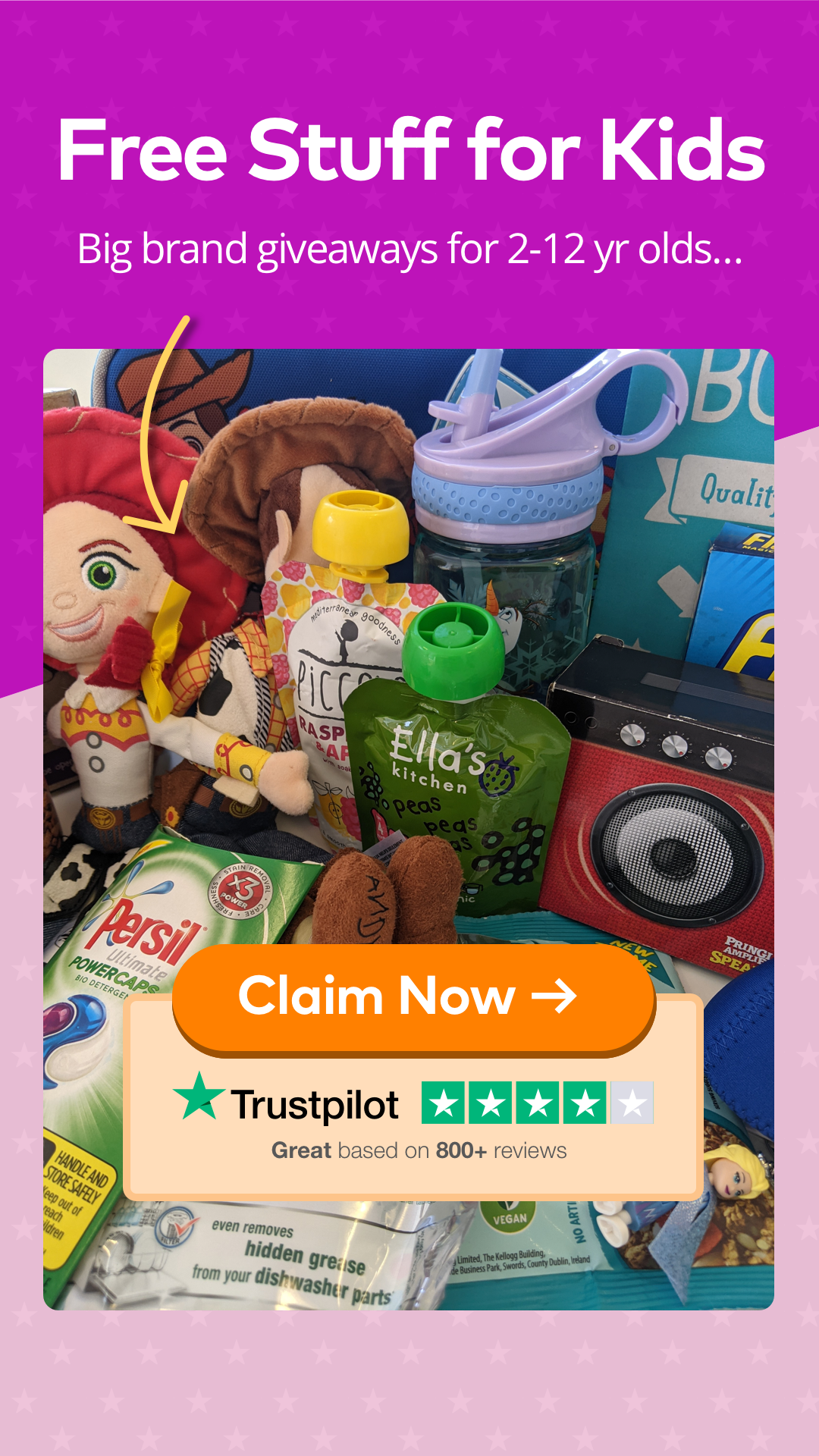 MagicFreebiesUK Facebook ad