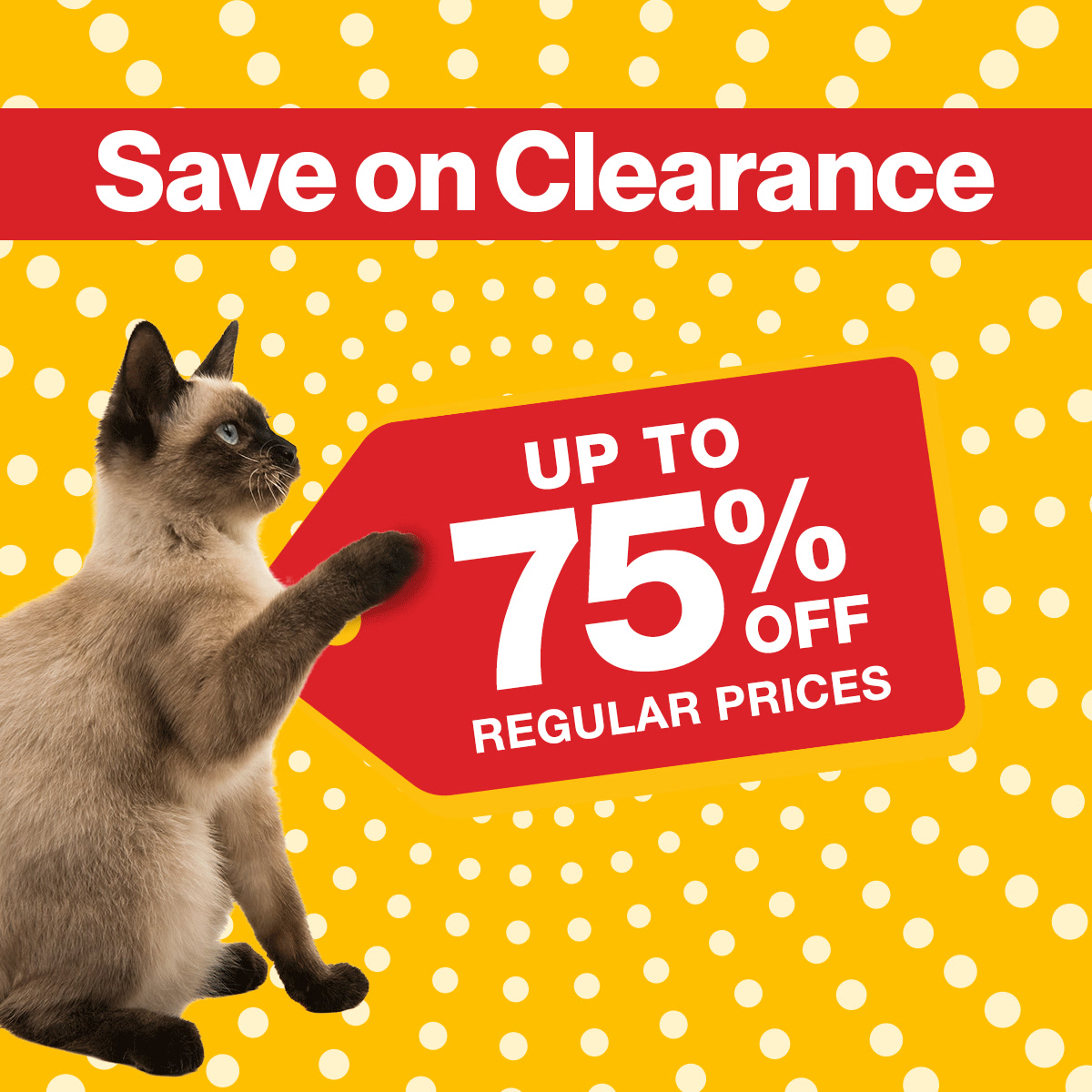 Pet Supermarket Facebook ad: Summer Savings are Here!