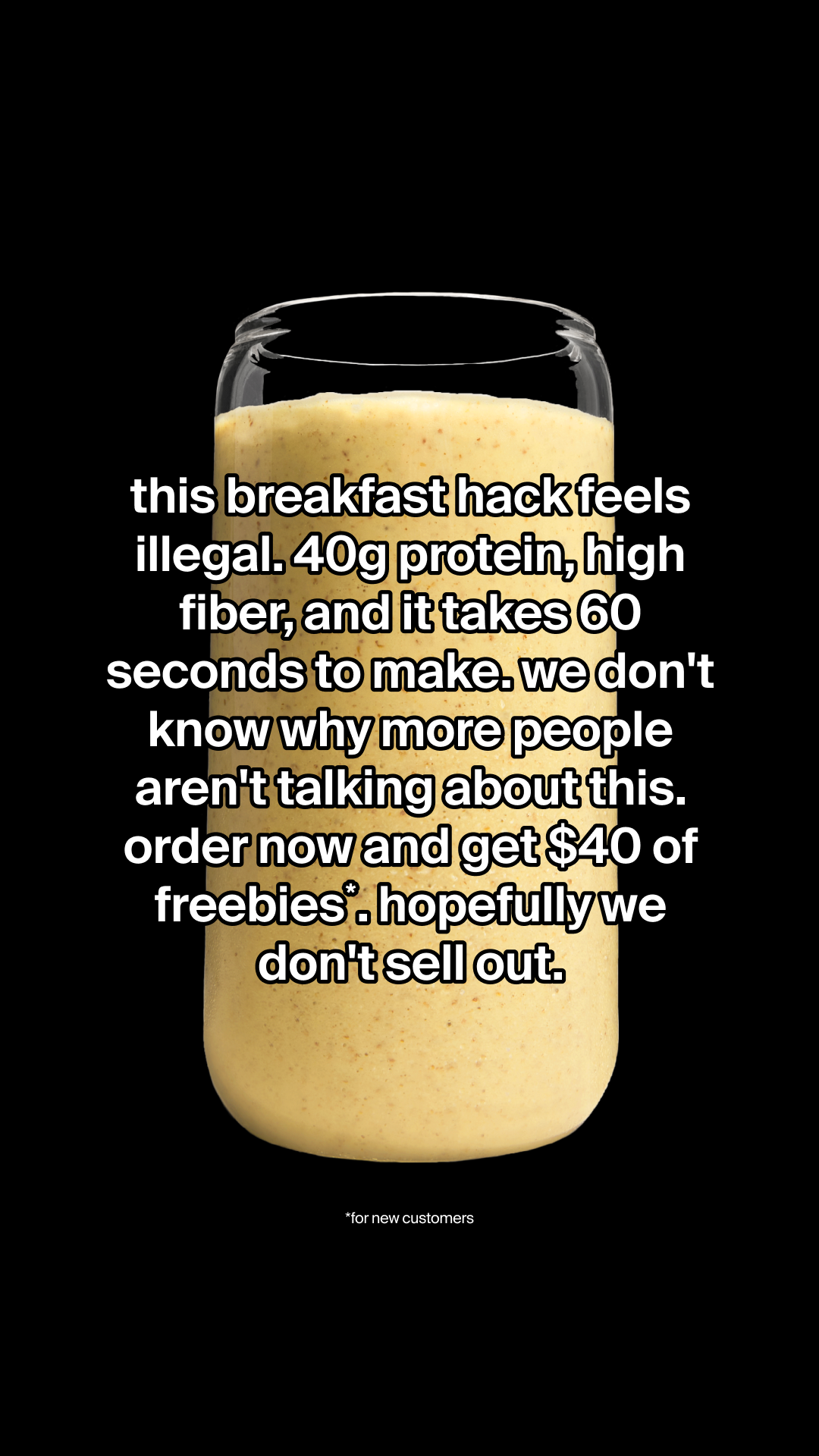 Huel Facebook ad