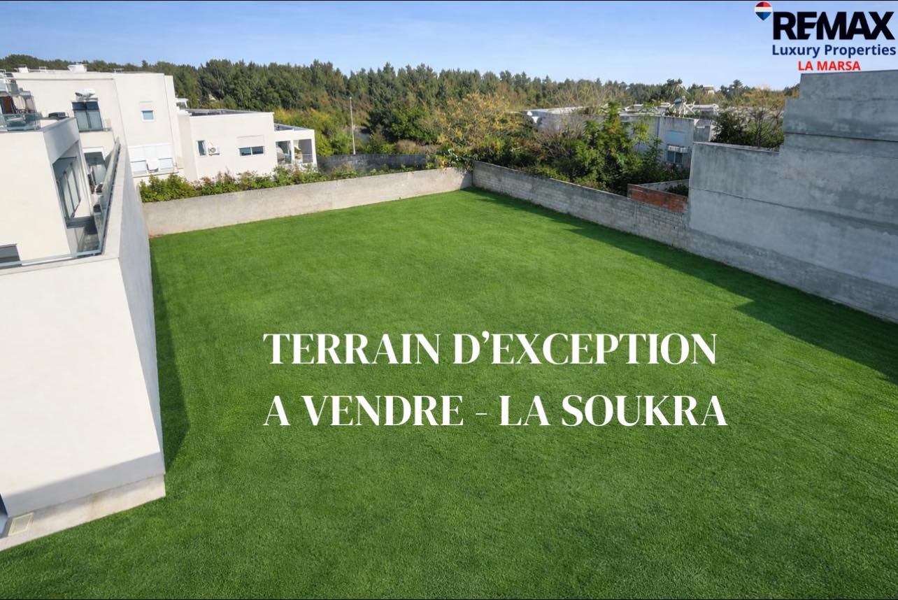 RE/MAX Luxury Properties, La Marsa Facebook ad: Terrain d’Exception à vendre à La Soukra