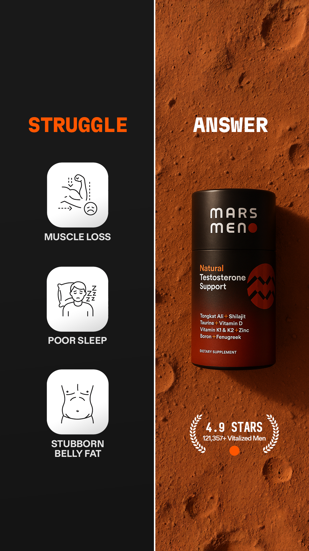 Mars Men Facebook ad