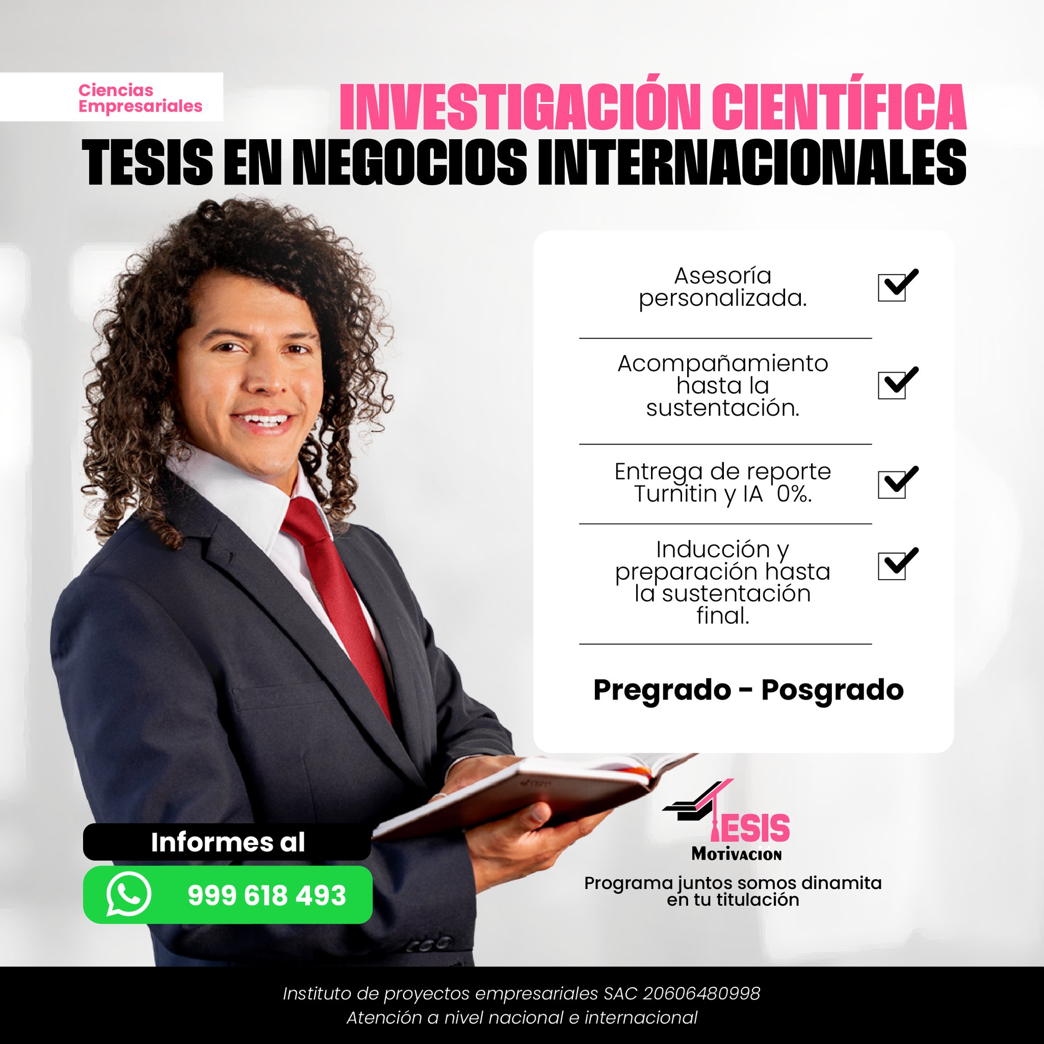 Tesis Motivación Facebook ad: ¿Necesitas ayuda en tu TESIS DE NEGOCIOS INTERNACIONALES?