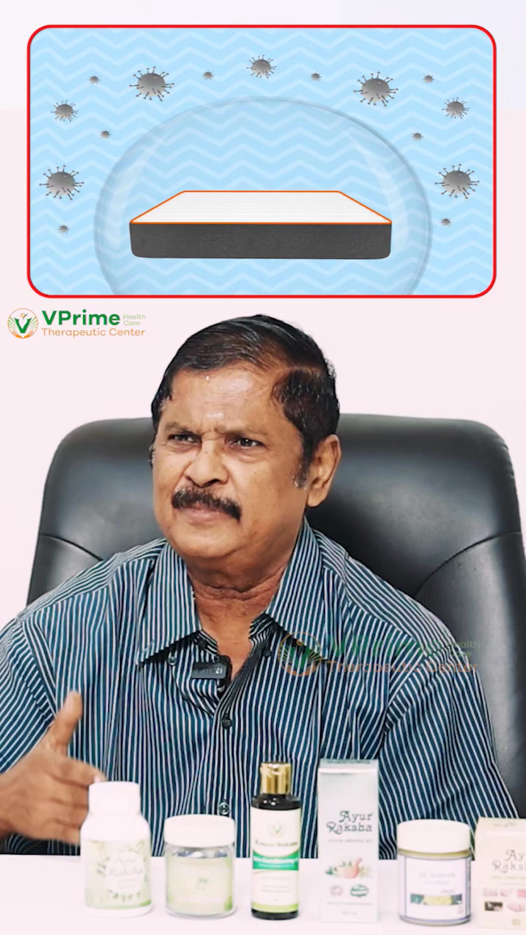 VPrime Health Care Facebook ad: Skin Issues? Dr. JJP Shares his Wisdom to Overcome