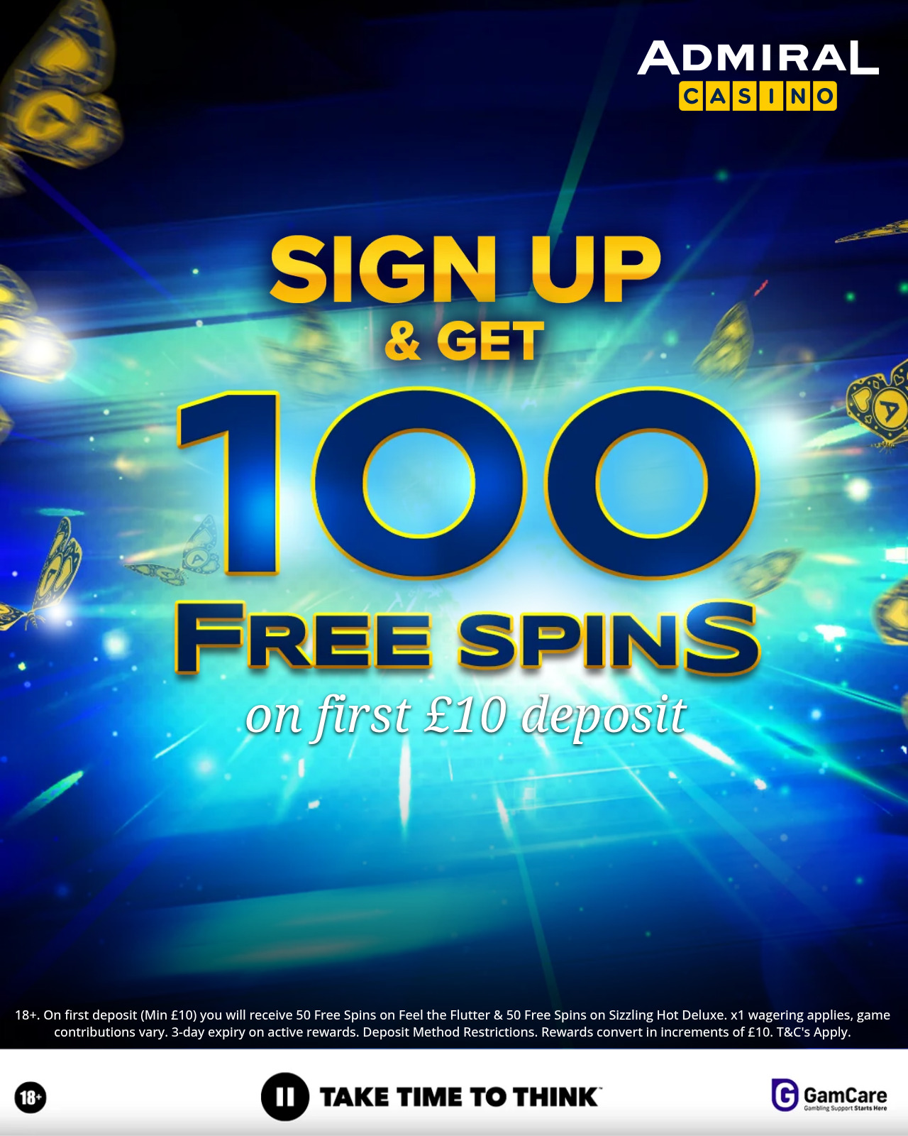 Admiral Casino Facebook ad