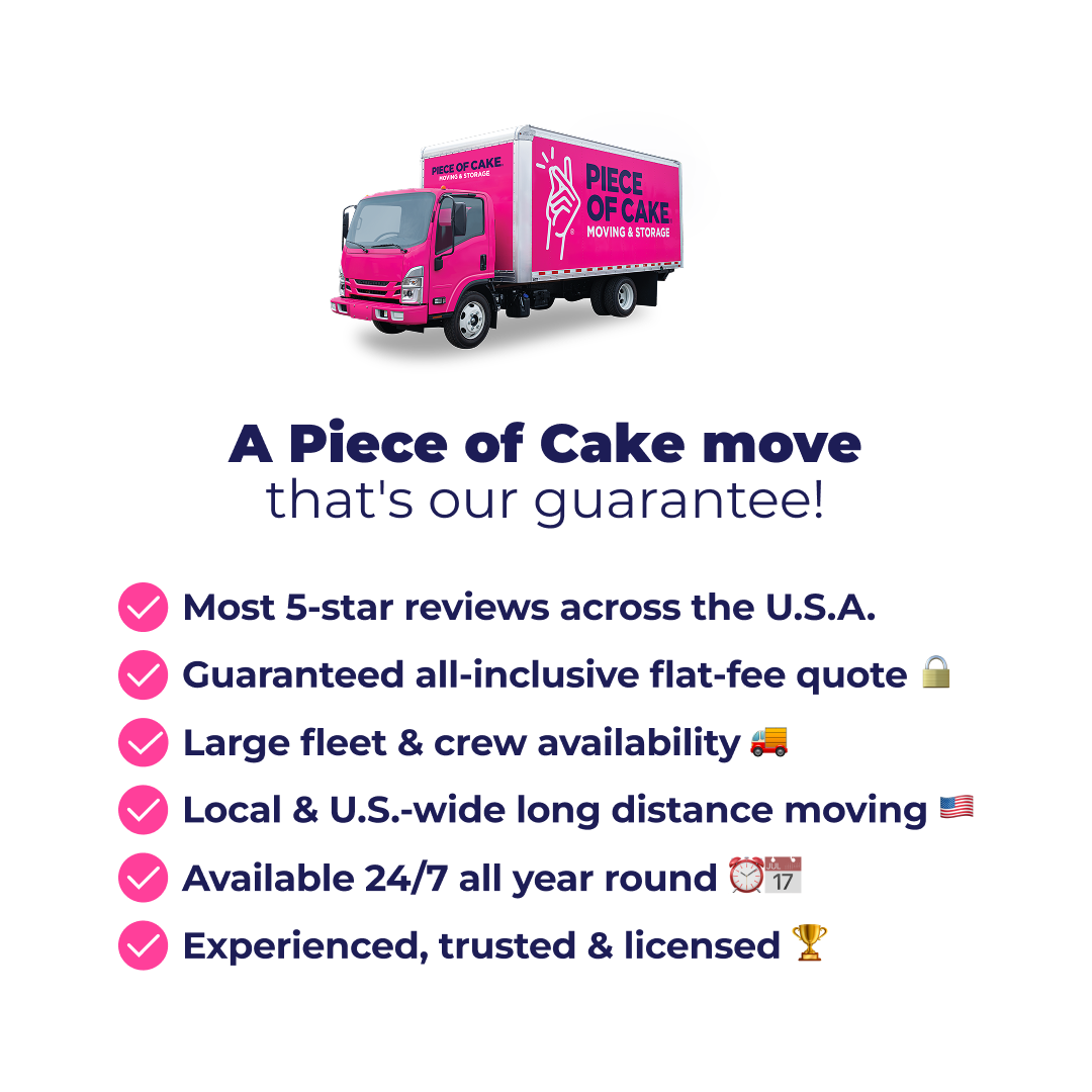 Piece of Cake Moving & Storage Facebook ad