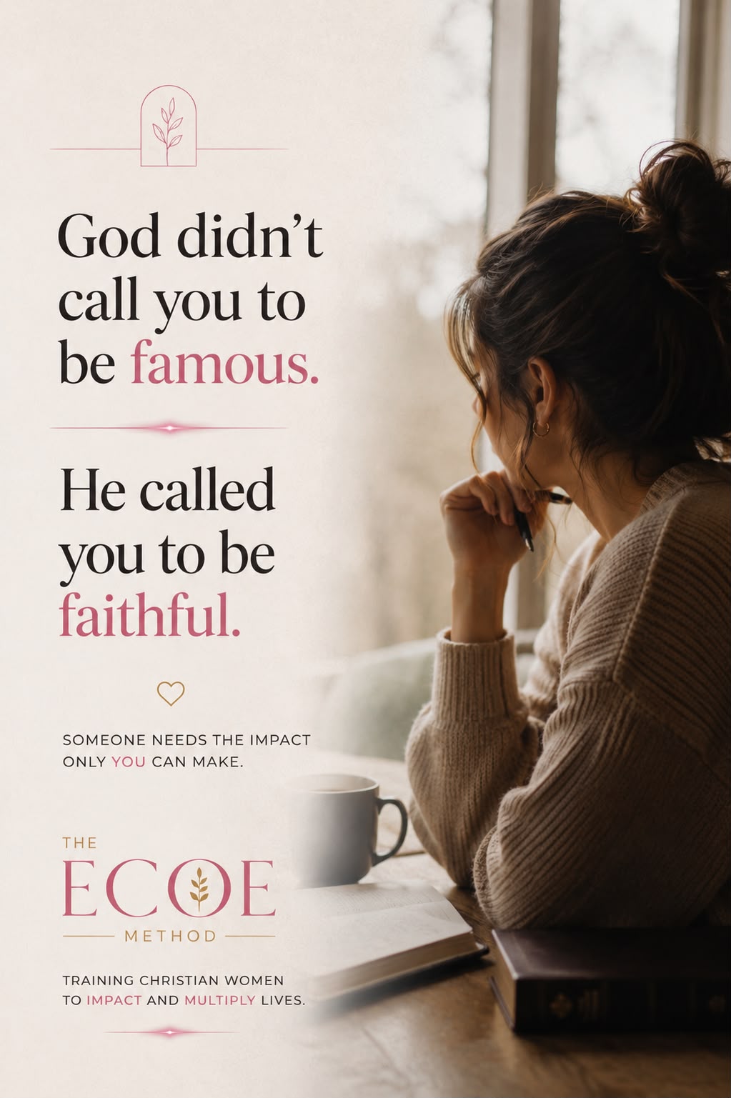 Raissa Barros Facebook ad: Become a Christian Mentor in 30 Days
