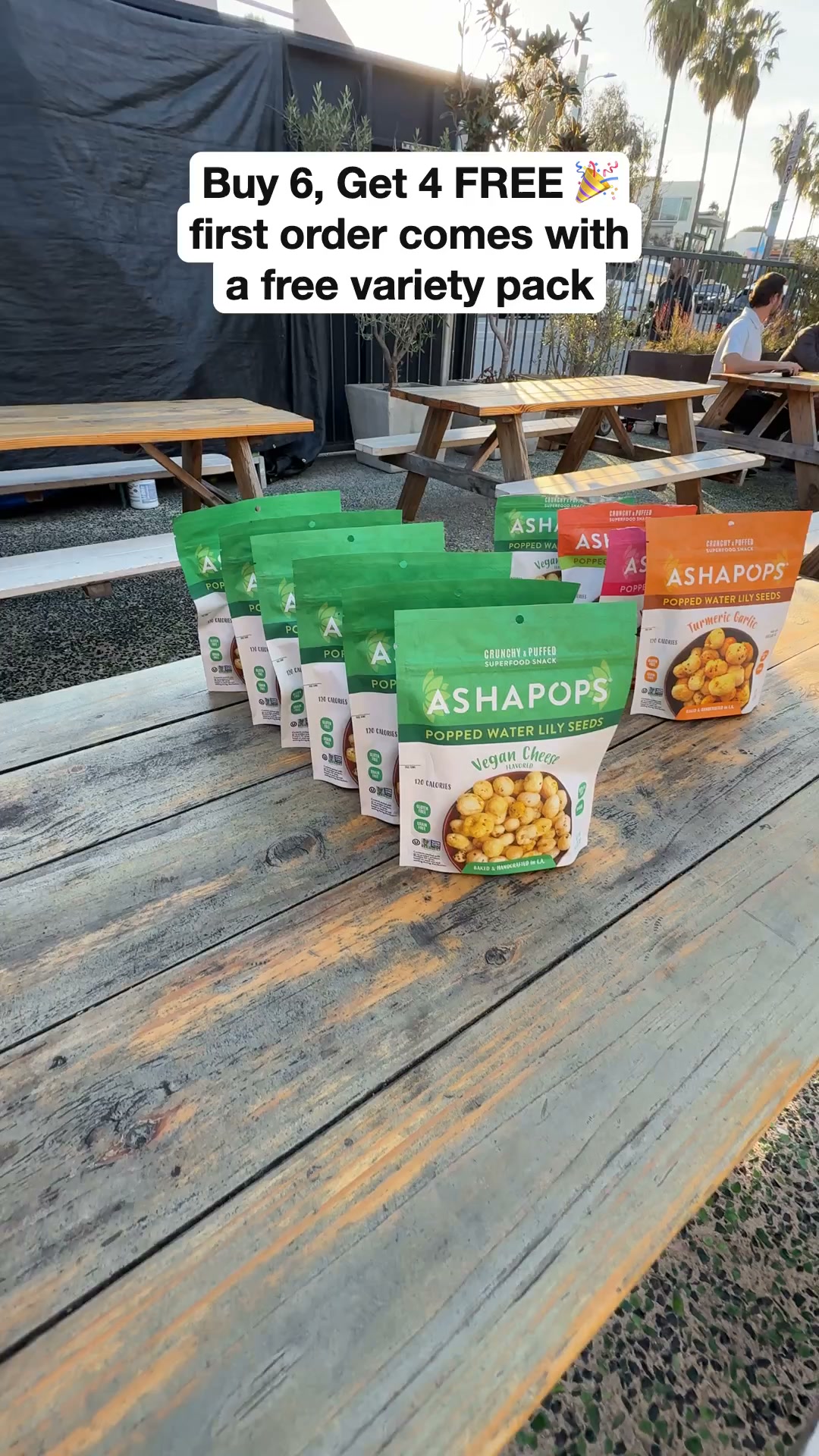 AshaPops Facebook ad: Buy 6 Get 4 Free AshaPops