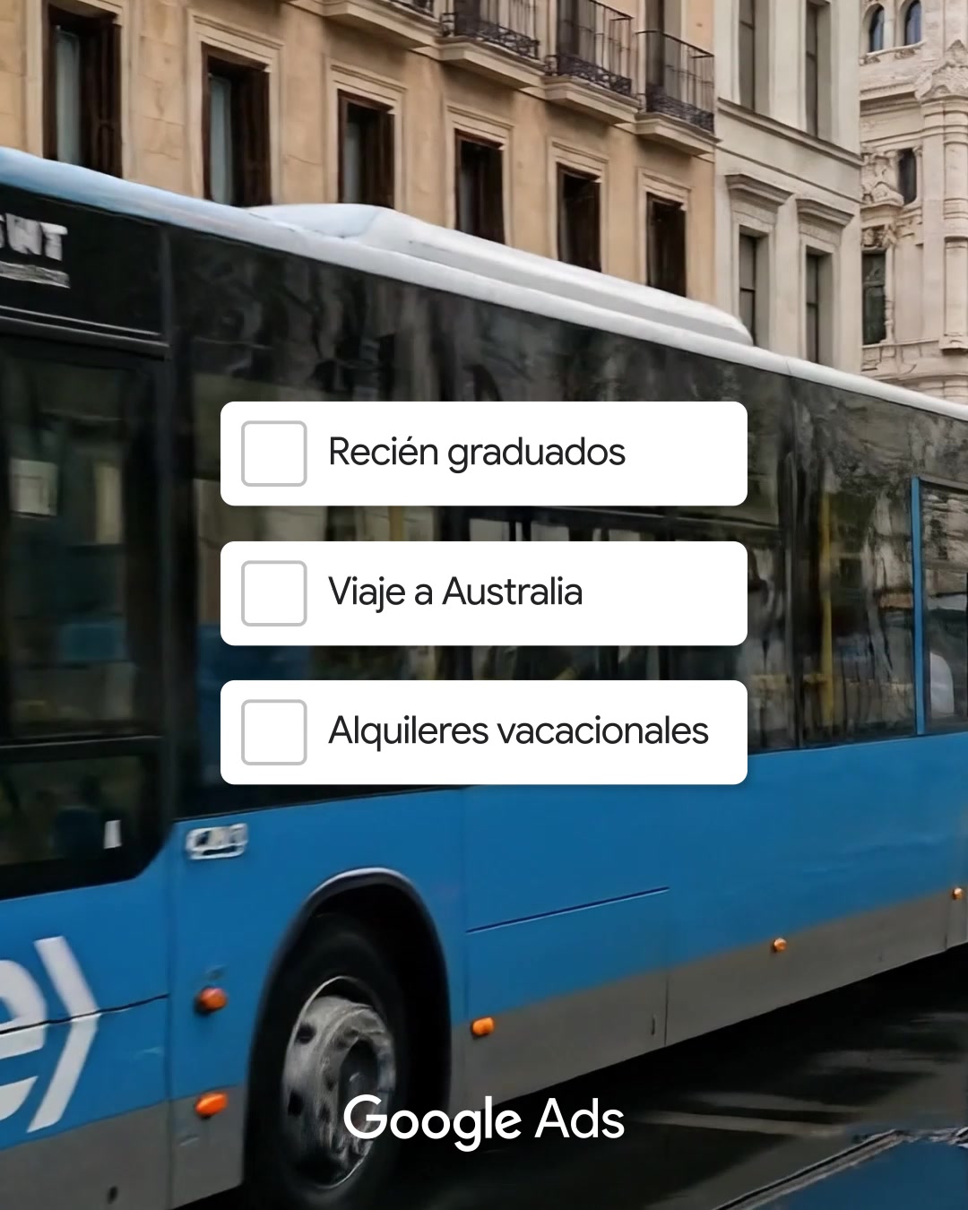 Google Ads Facebook ad: Llega a tu audiencia