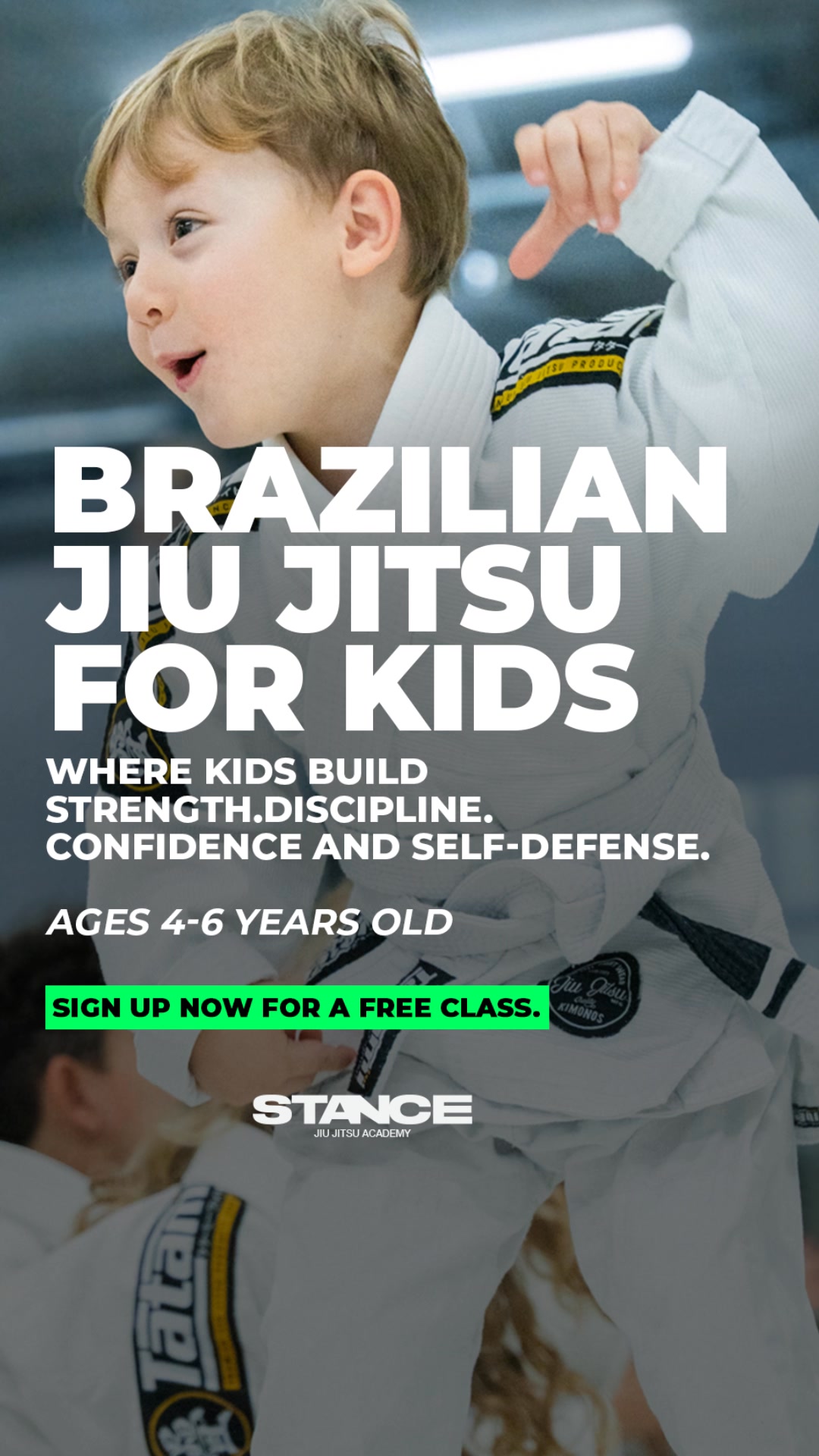 Stance Jiu Jitsu Academy Facebook ad: South East London Kids Jiu-Jitsu