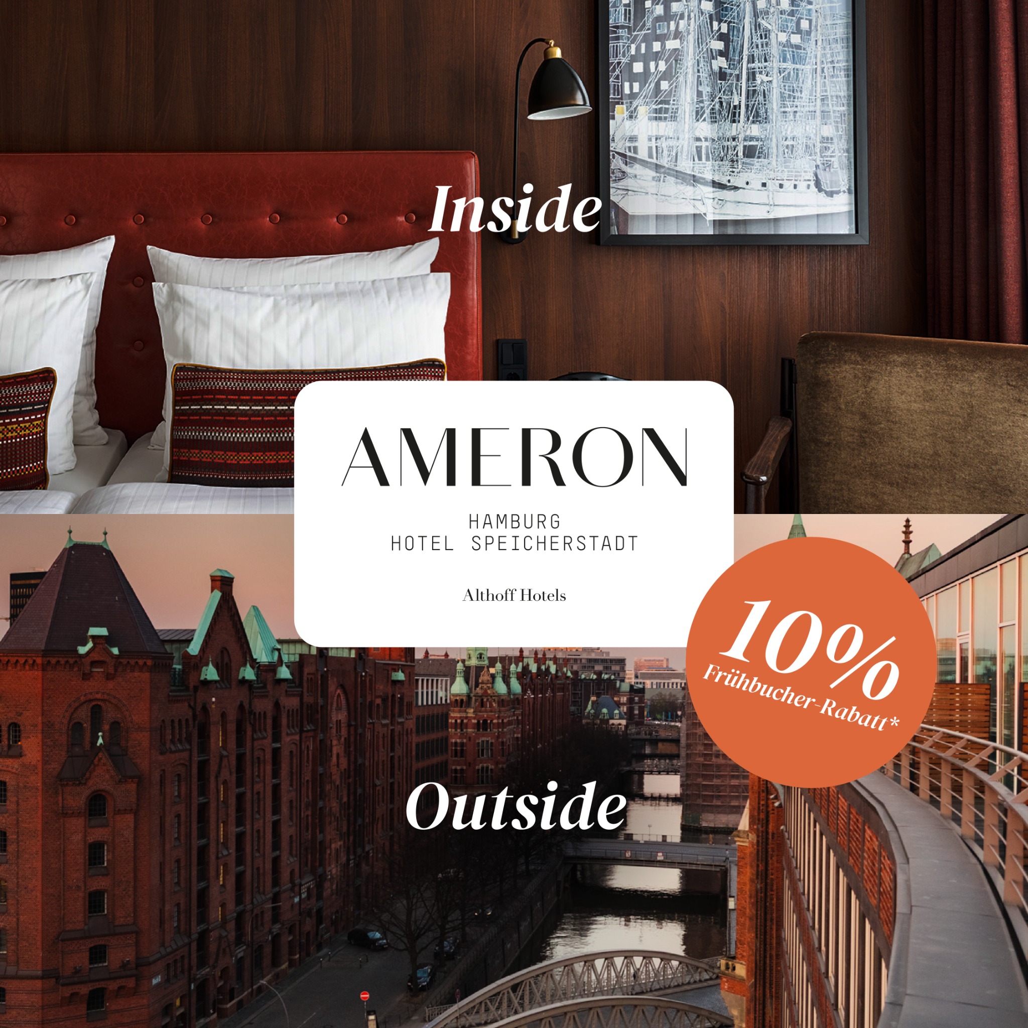 AMERON Hamburg Speicherstadt Facebook ad: AMERON Hamburg Hotel Speicherstadt