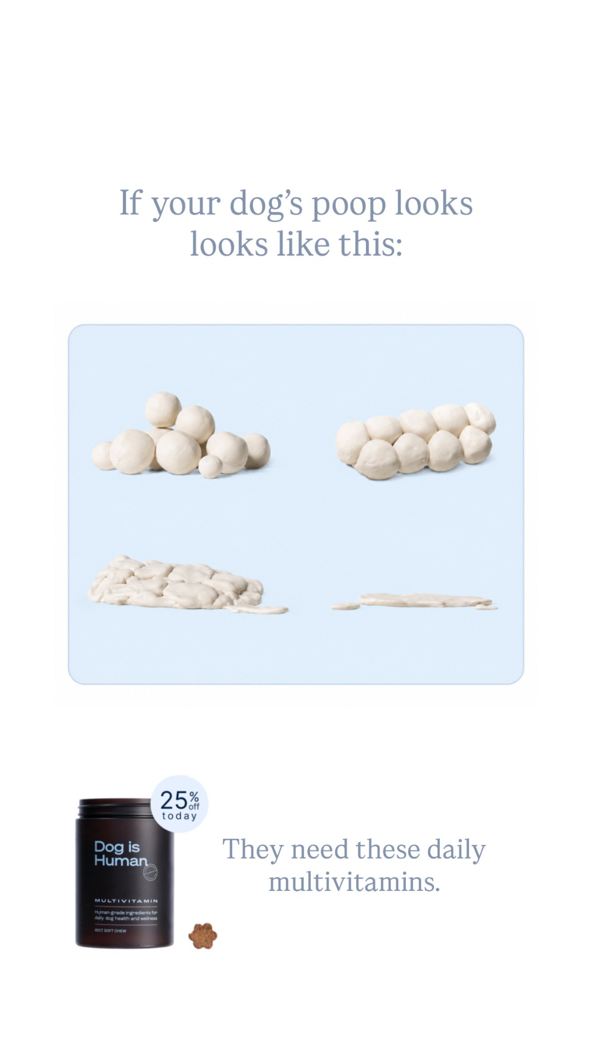 Dog is Human Facebook ad