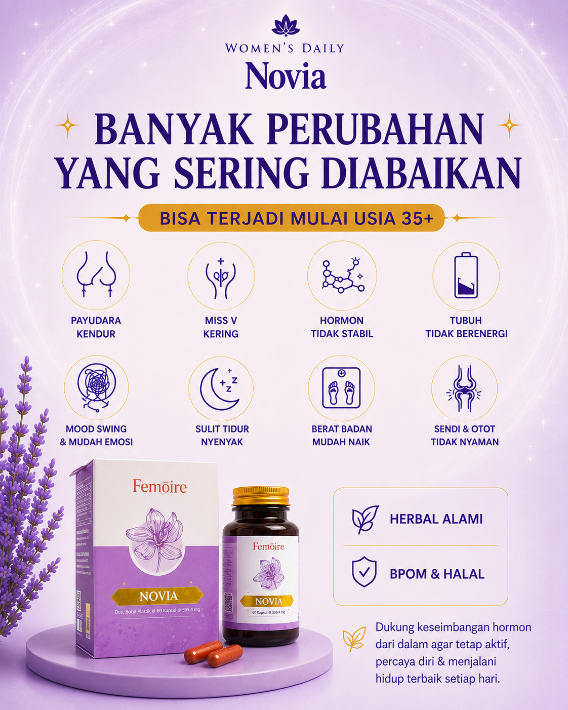 Womens Daily Facebook ad: Herbal pilihan wanita Indonesia