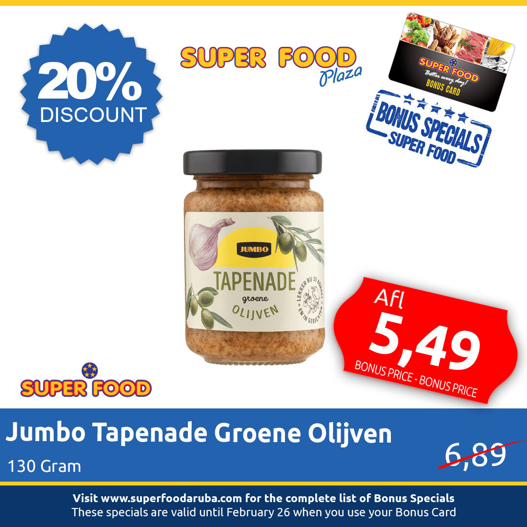 Super Food Plaza Aruba Facebook ad
