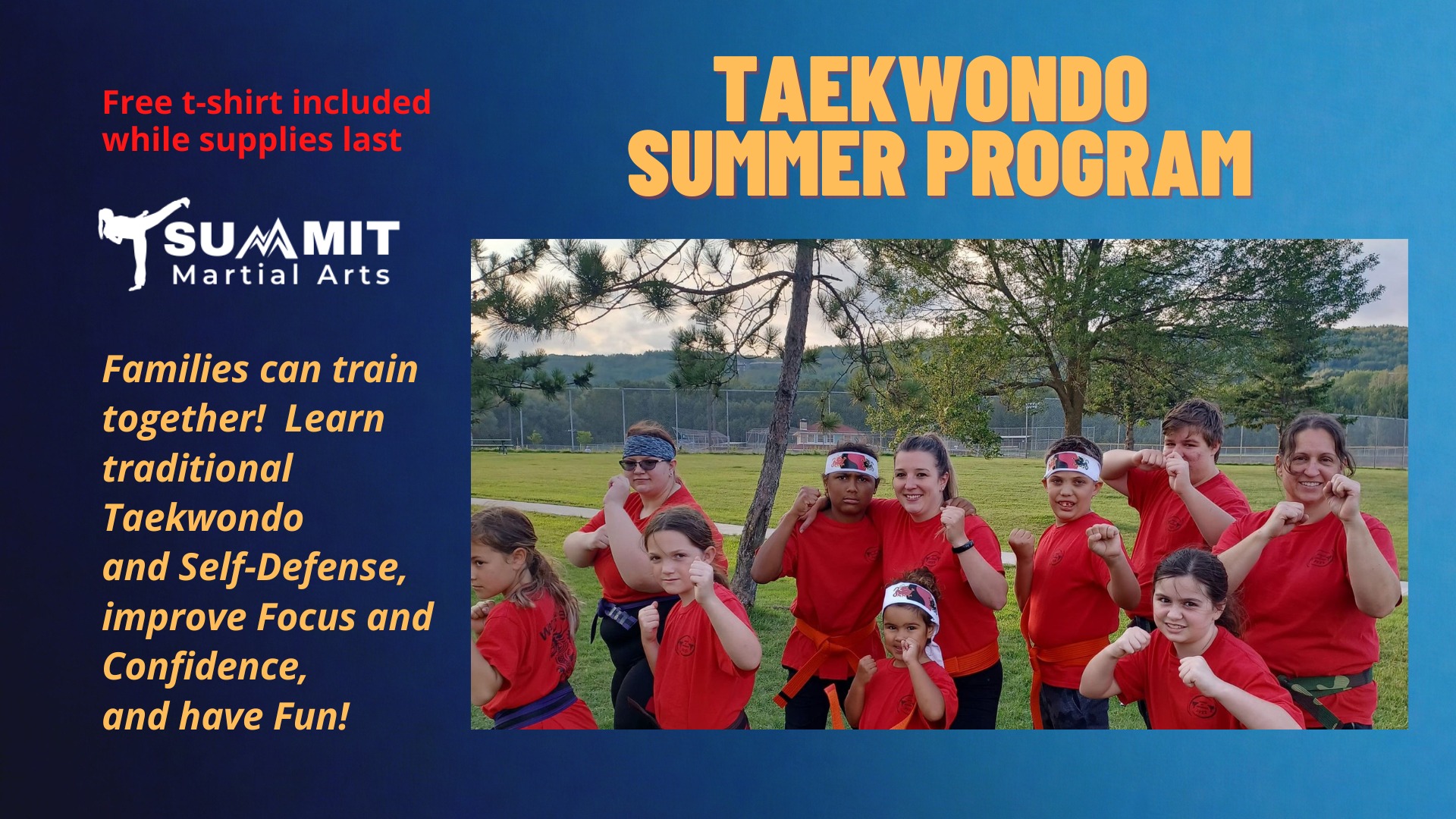 Summit Martial Arts Facebook ad