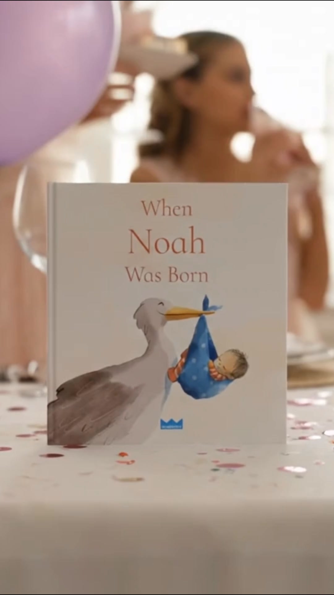 Wonderbly Facebook ad: Which animals will deliver baby's name?