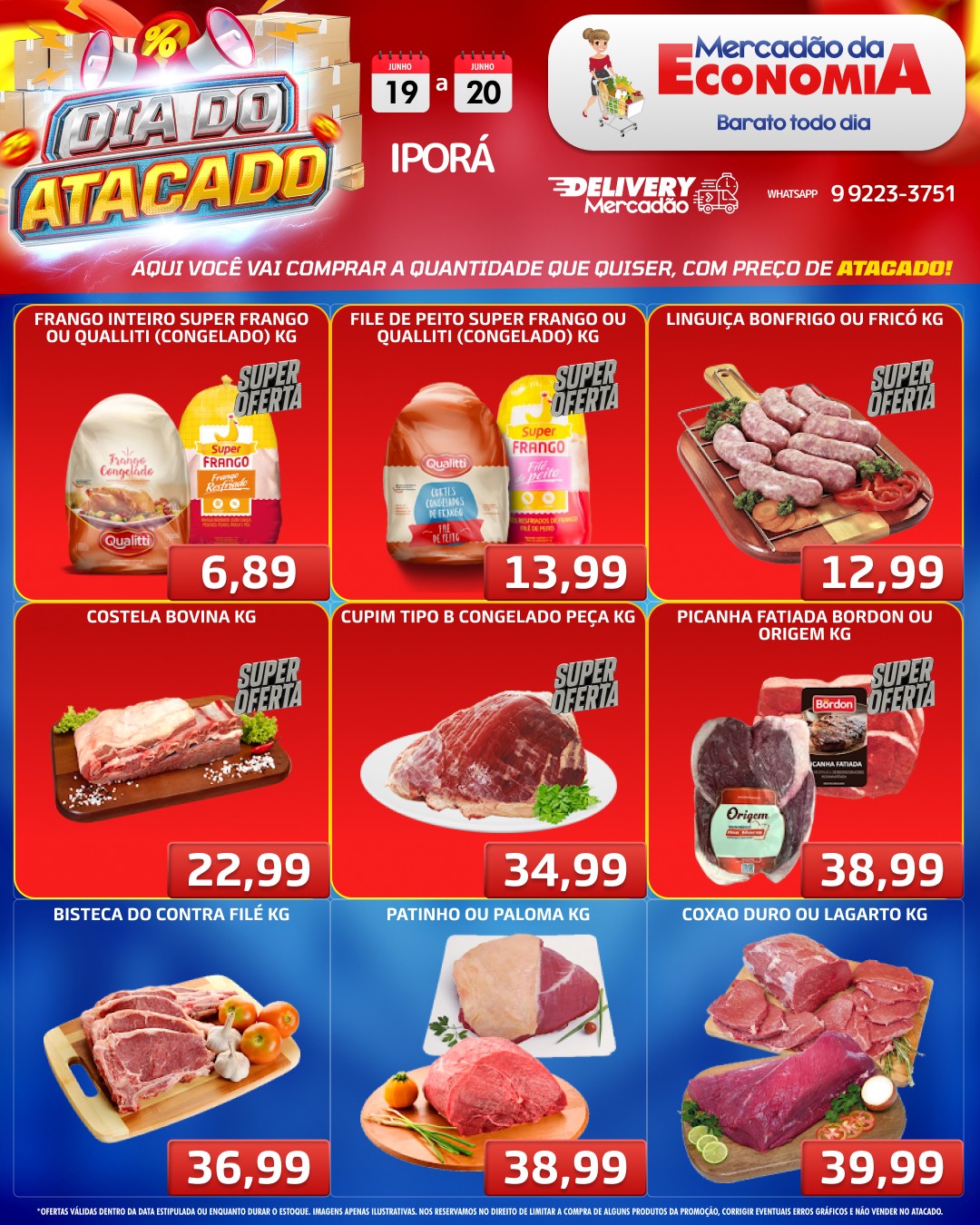 Mercadão da Economia Facebook ad: ATENÇÃO, IPORÁ!