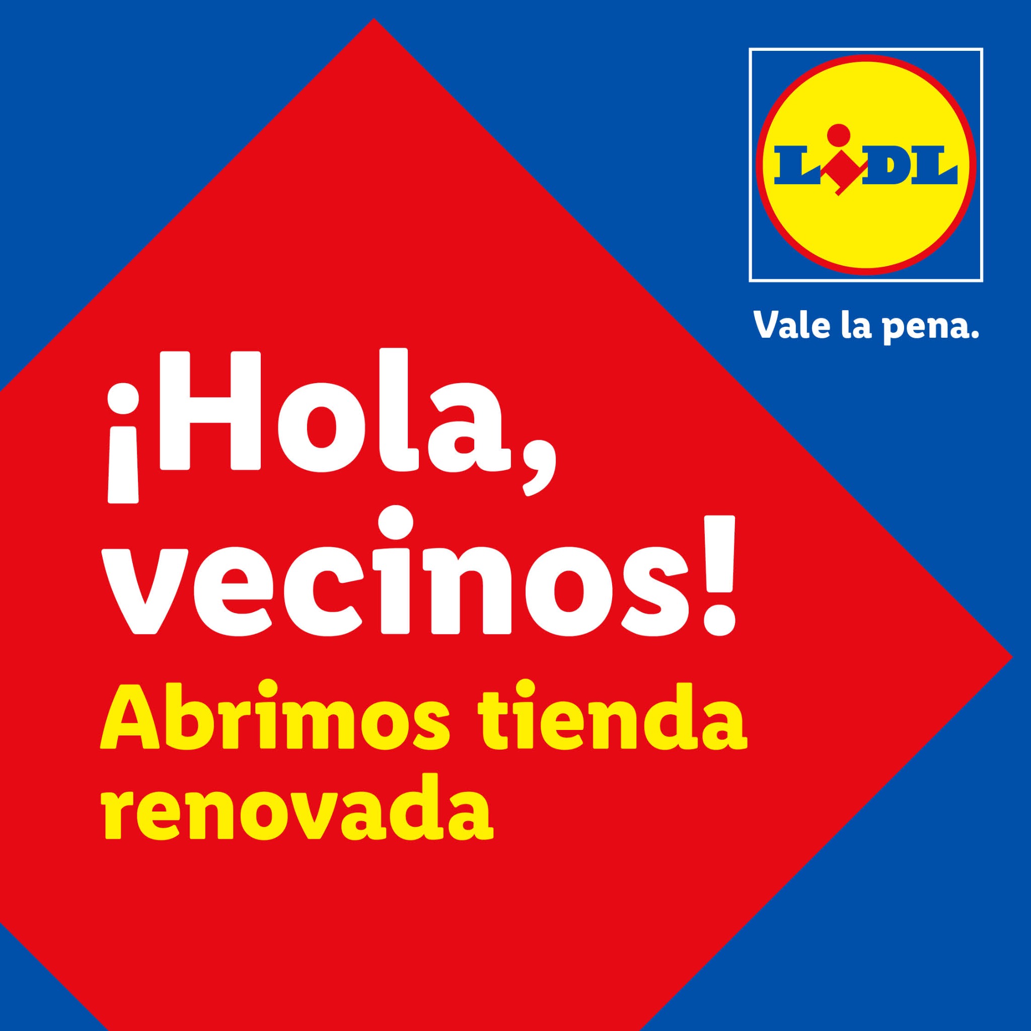 Lidl España Facebook ad: ¡Tu tienda renovada en Sanlúcar la Mayor!